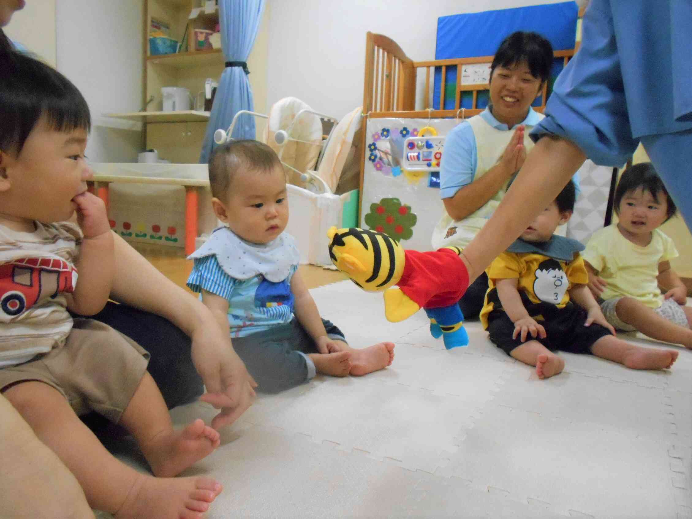 うさぎ組（0歳児）さんの様子