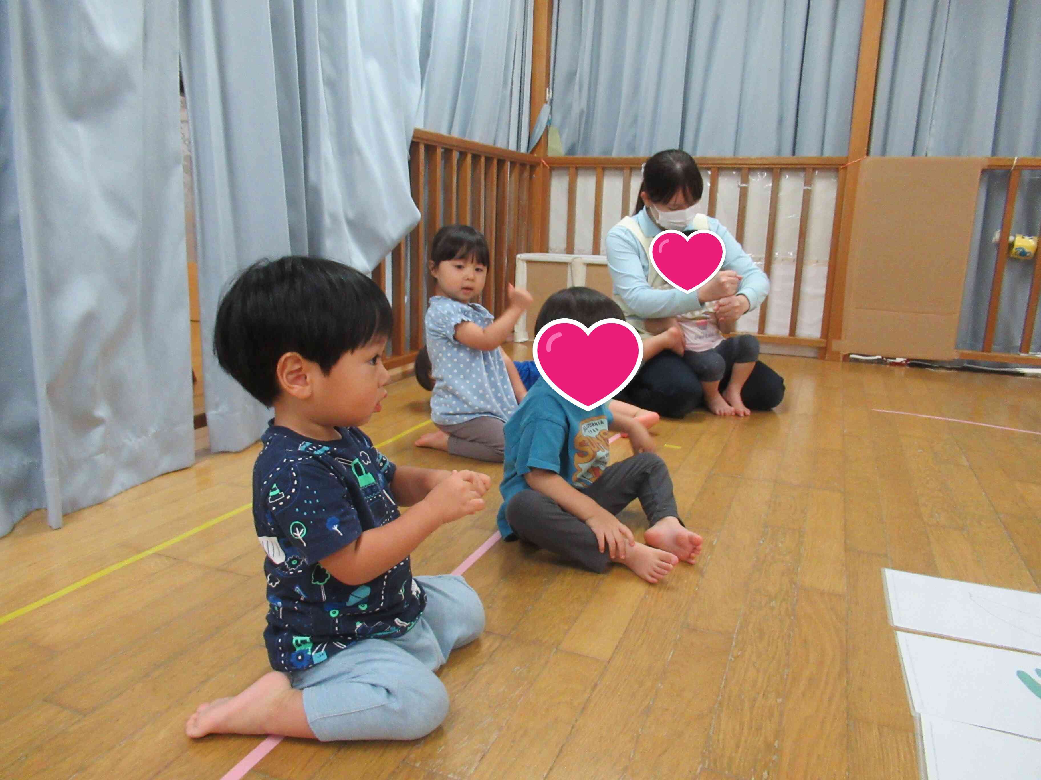 ぱんだ組（1歳児）さんの様子