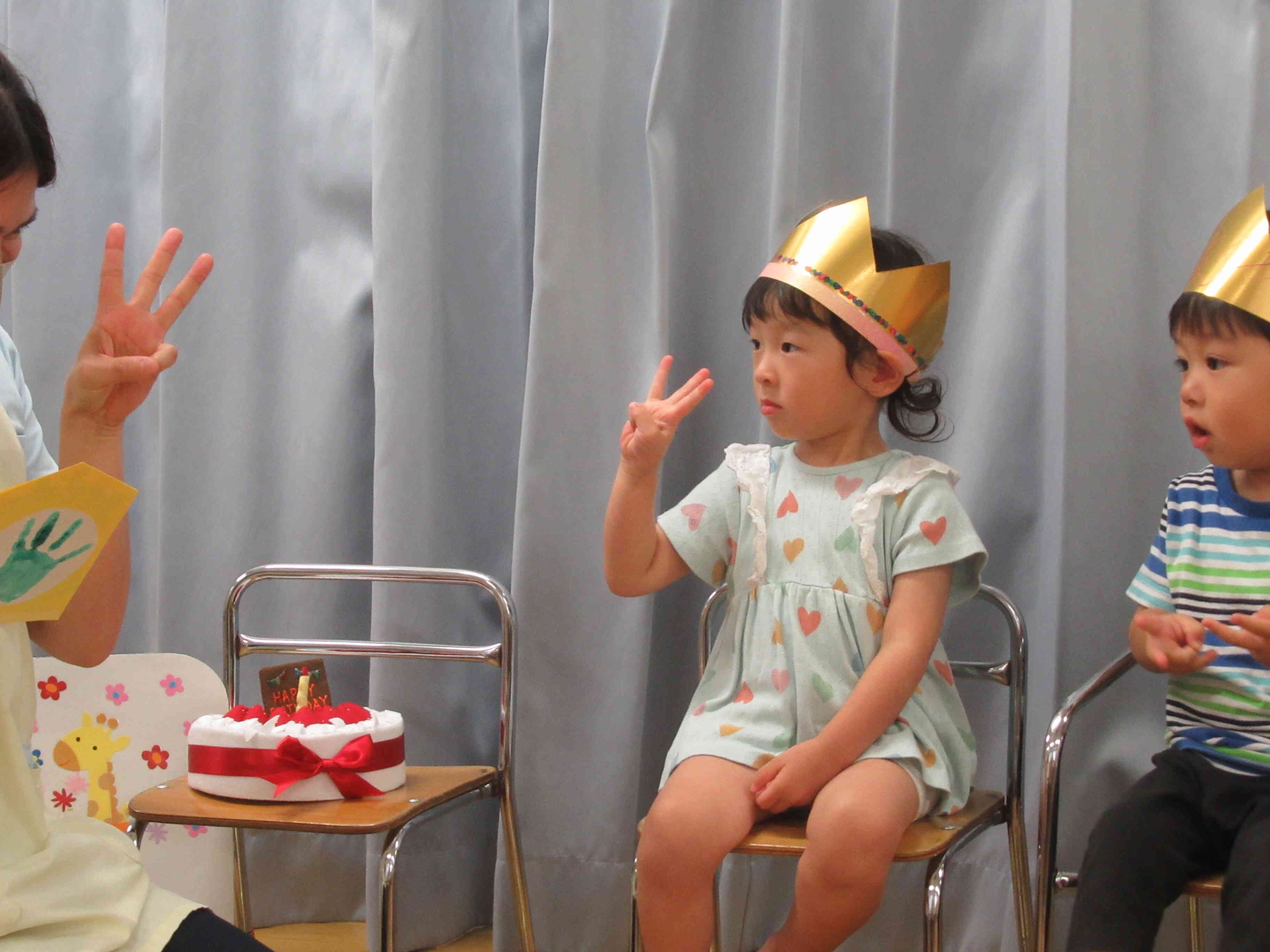 「何歳になるんだっけ？」という質問にも上手にこたえられました！