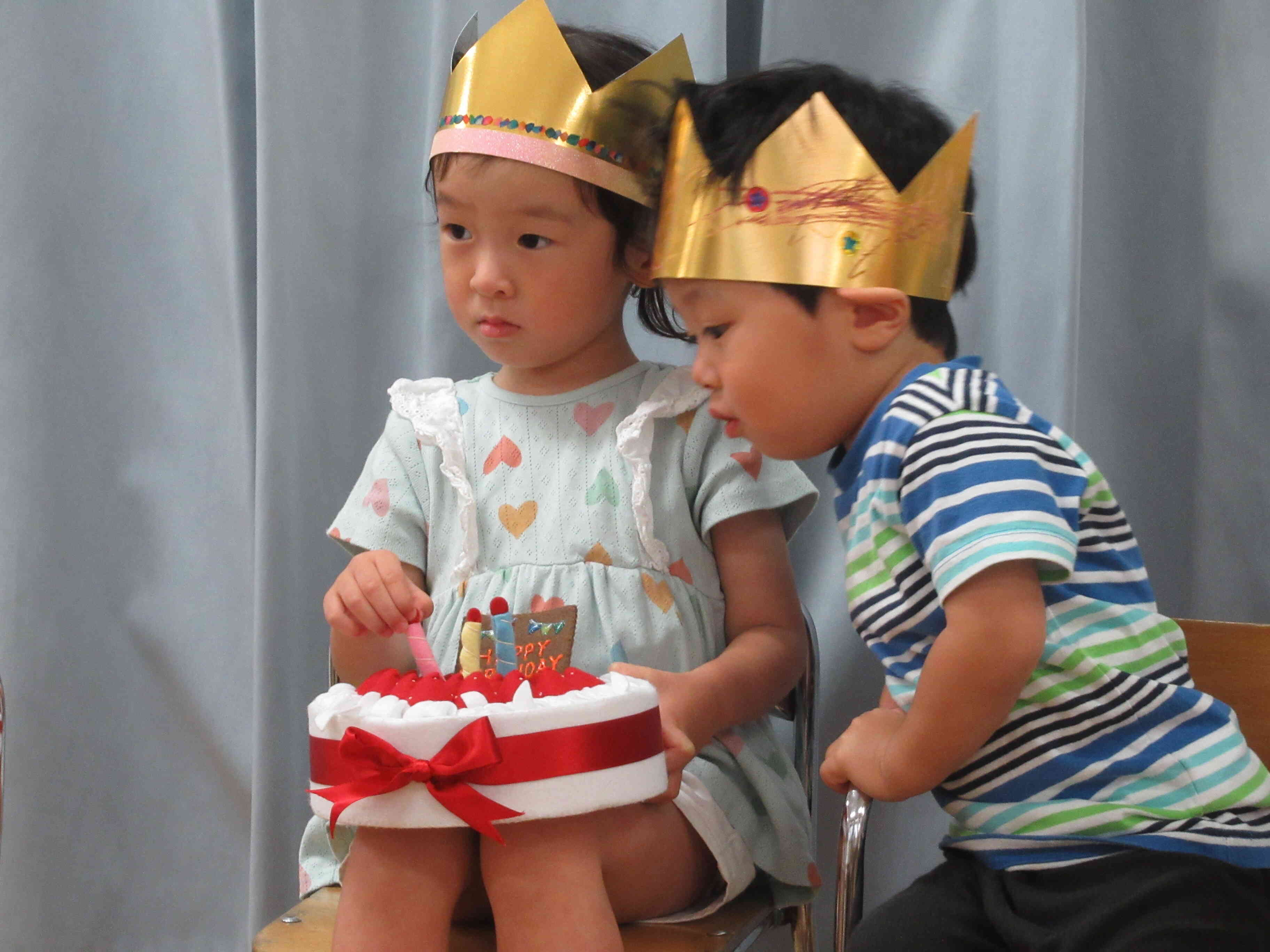 ケーキを「ふ～」っとできました☆