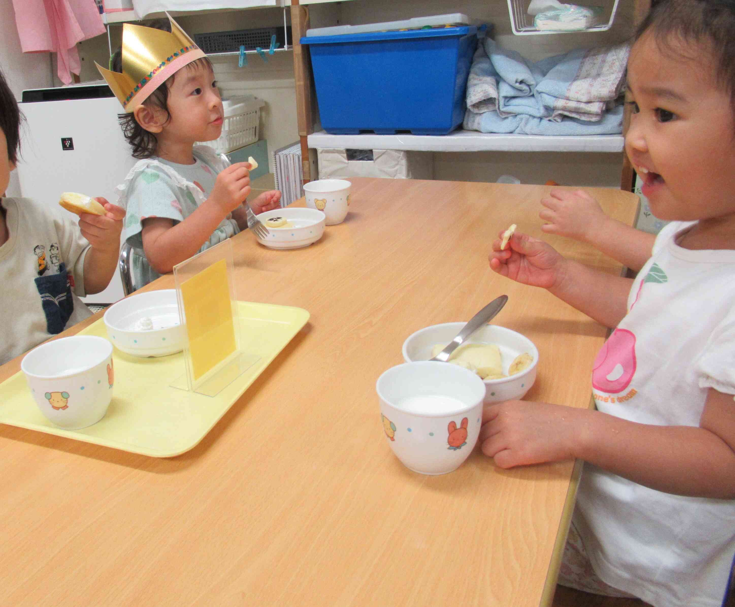 皆でケーキを食べました☆