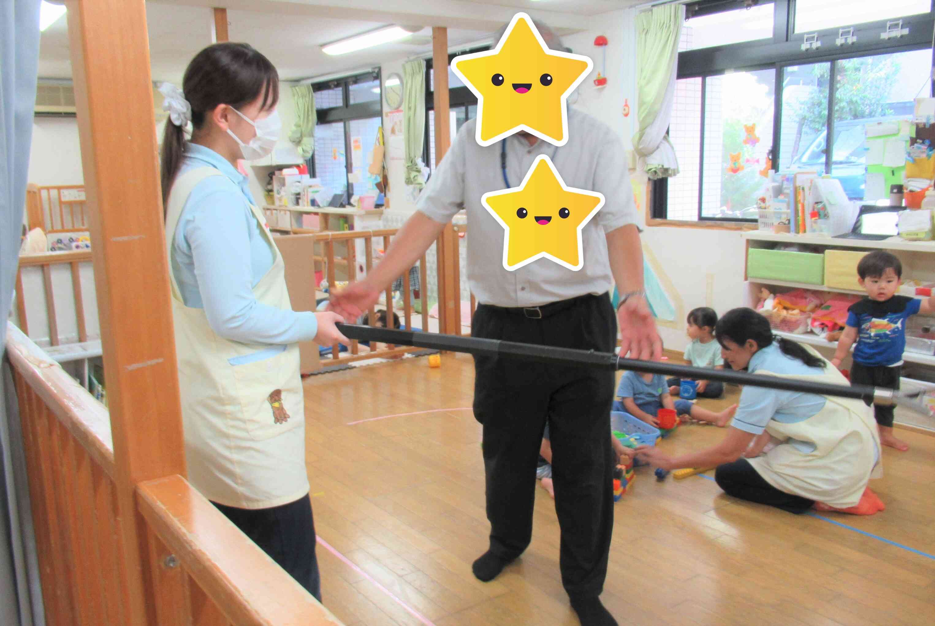 護身棒の使い方や不審者に会った時の対応の仕方