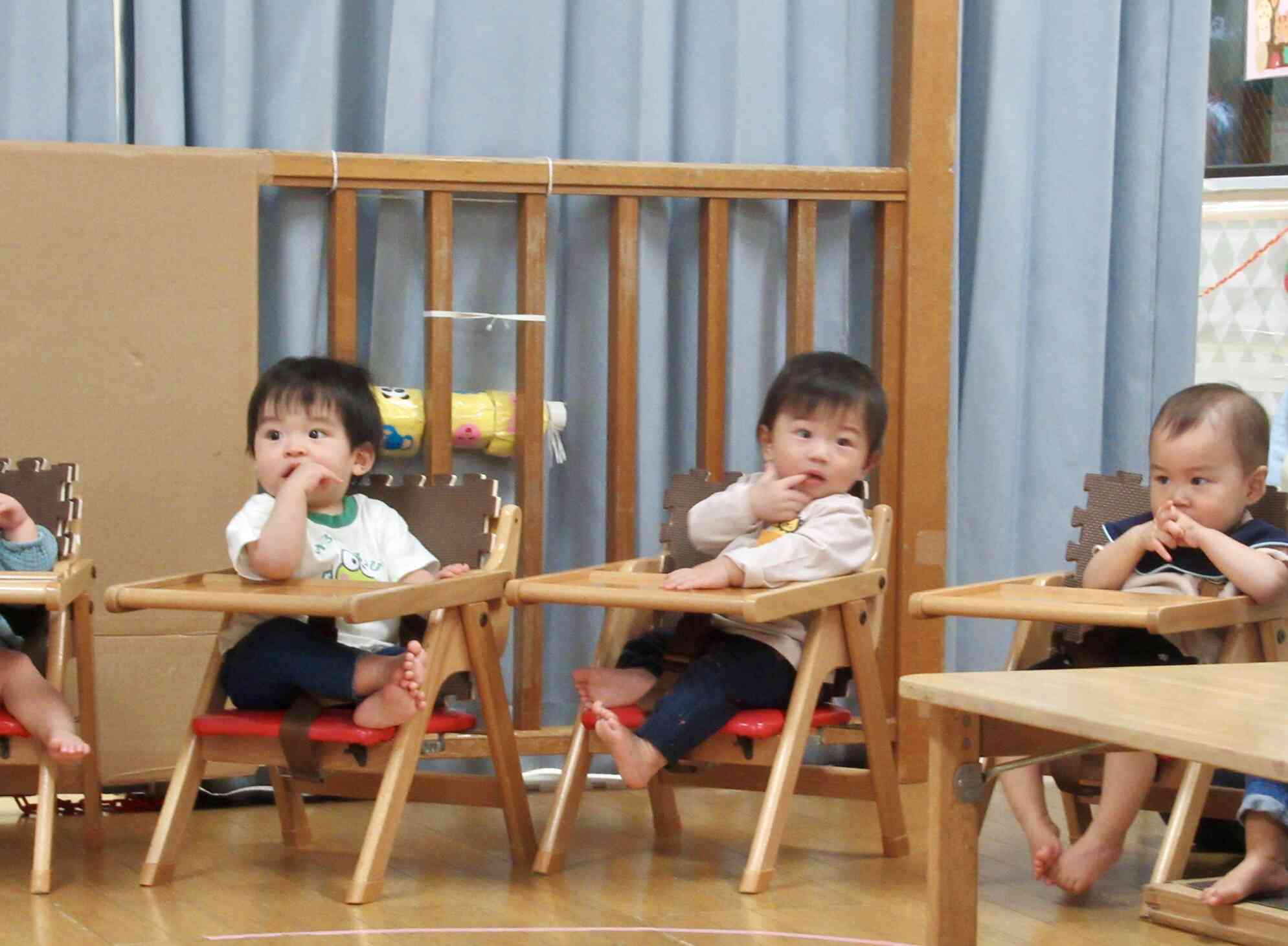 うさぎ組（0歳児）さんのお友達も一緒にお祝いしてくれました♪