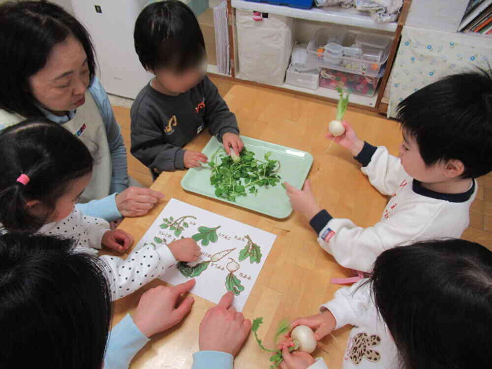 きりん組（2歳児）さんの様子