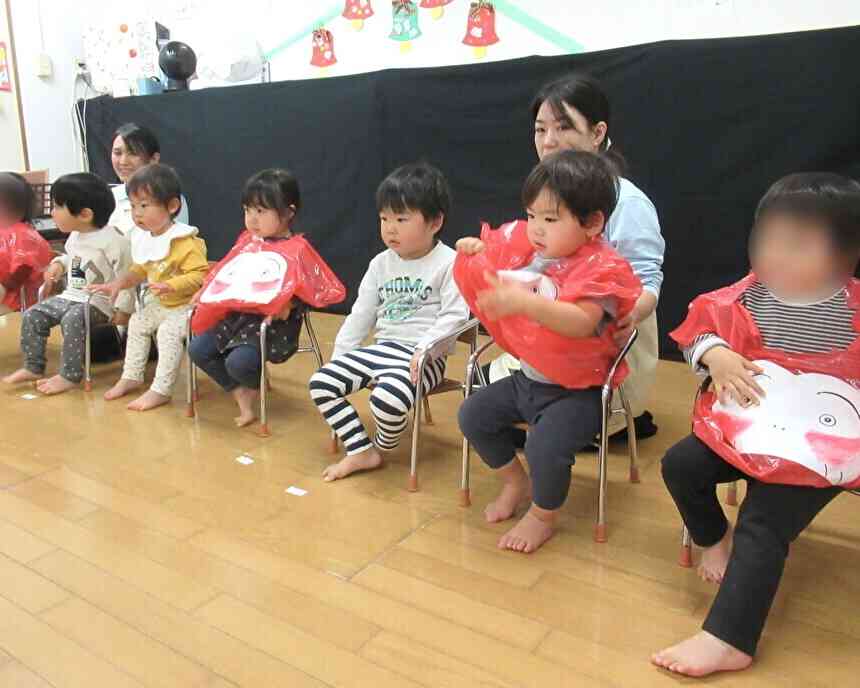 ぱんだ組（1歳児）さんの様子