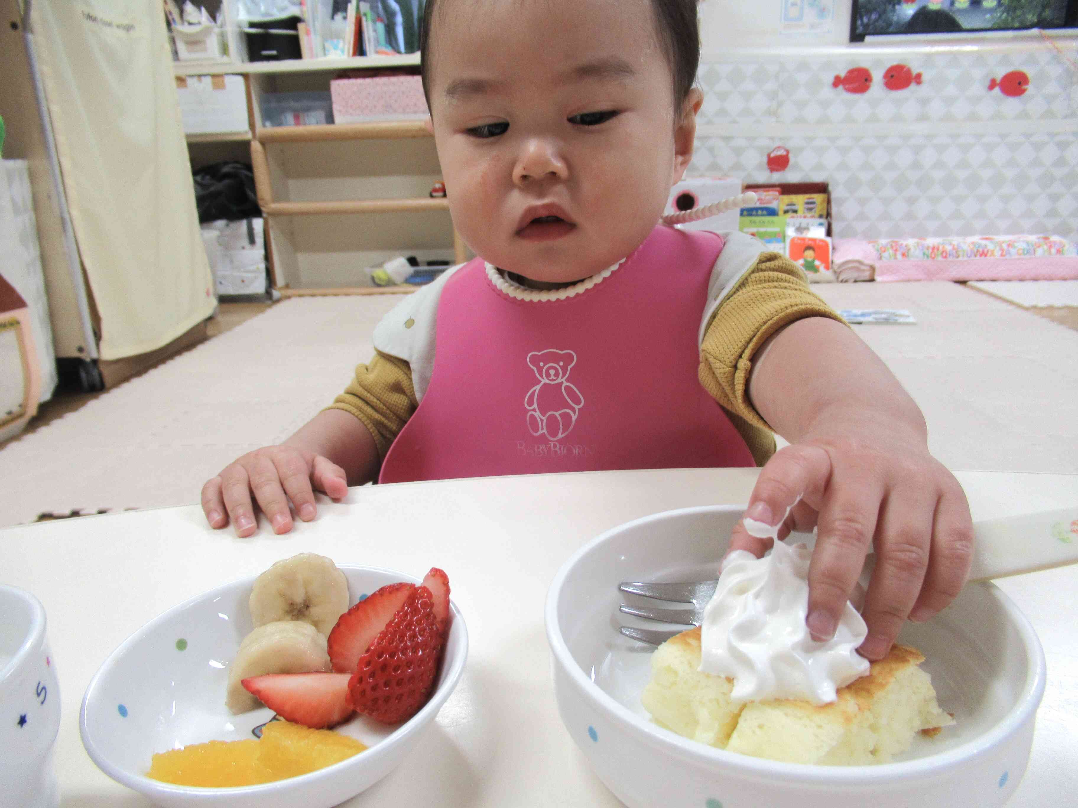 うさぎ組（0歳児）さんの様子