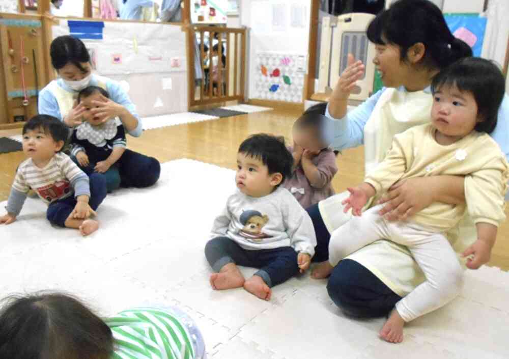 うさぎ組（0歳児）さんの様子