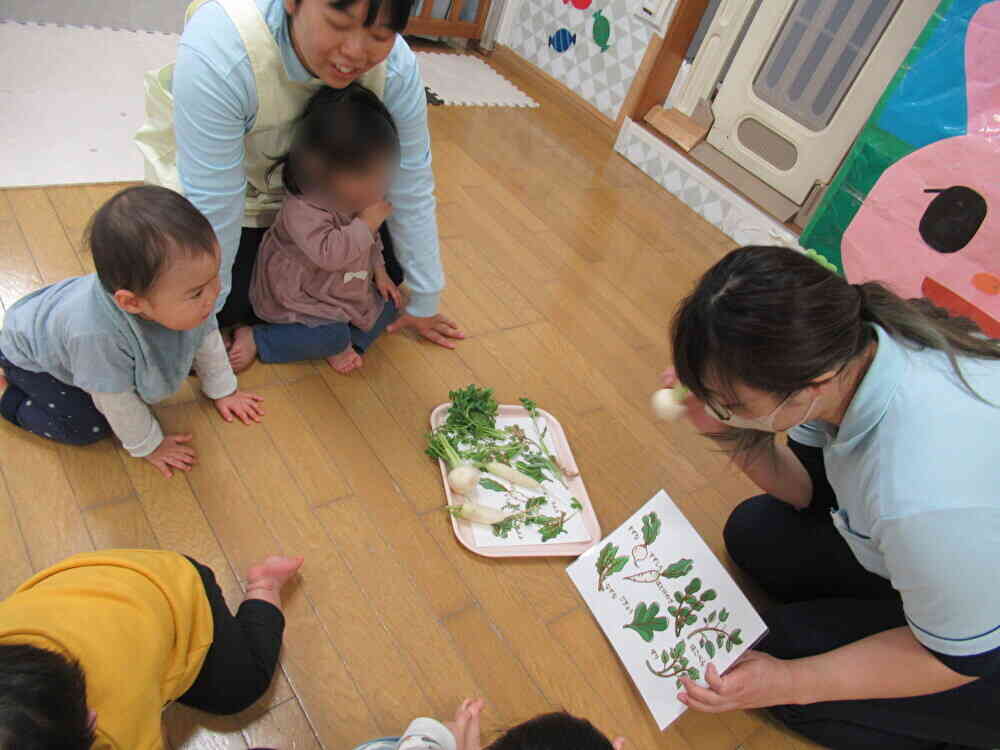 うさぎ組（0歳児）さんの様子