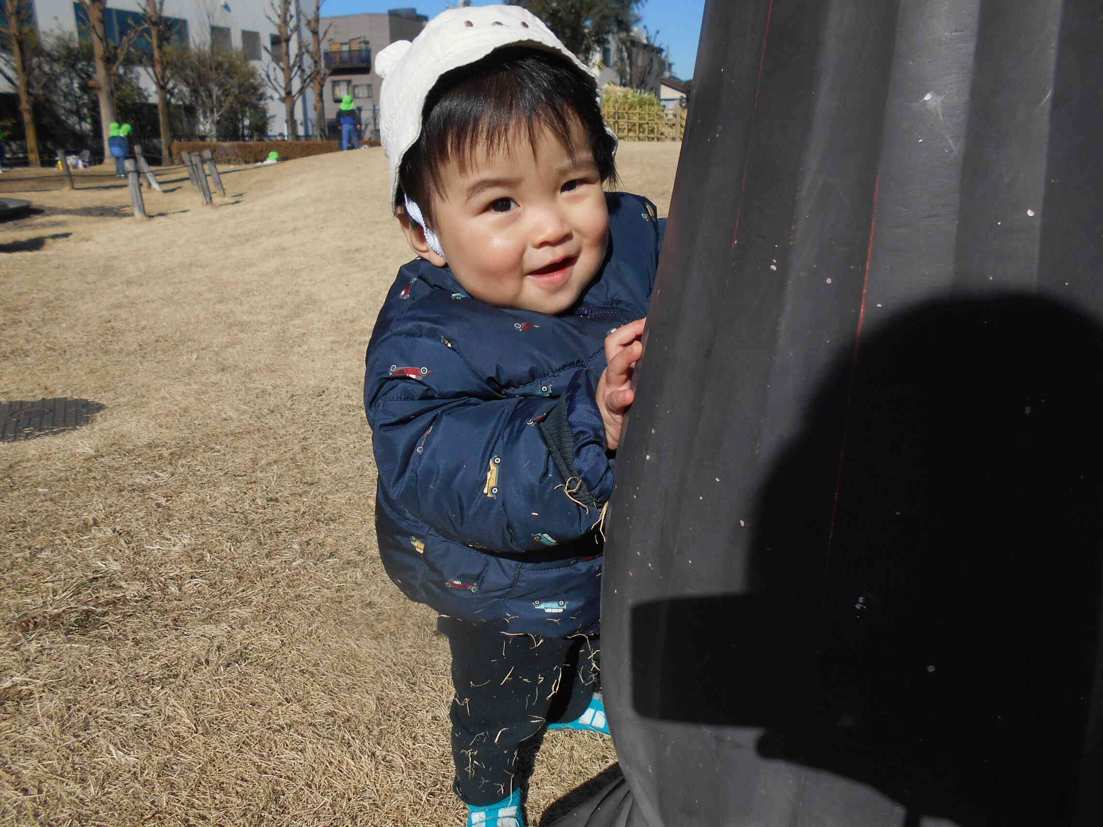 いないいないばぁが大好きな、うさぎ組（0歳児）さん♪