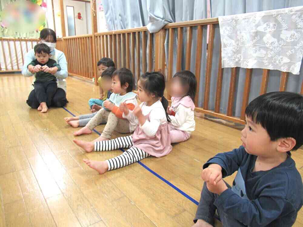 ぱんだ組（1歳児）さんの様子