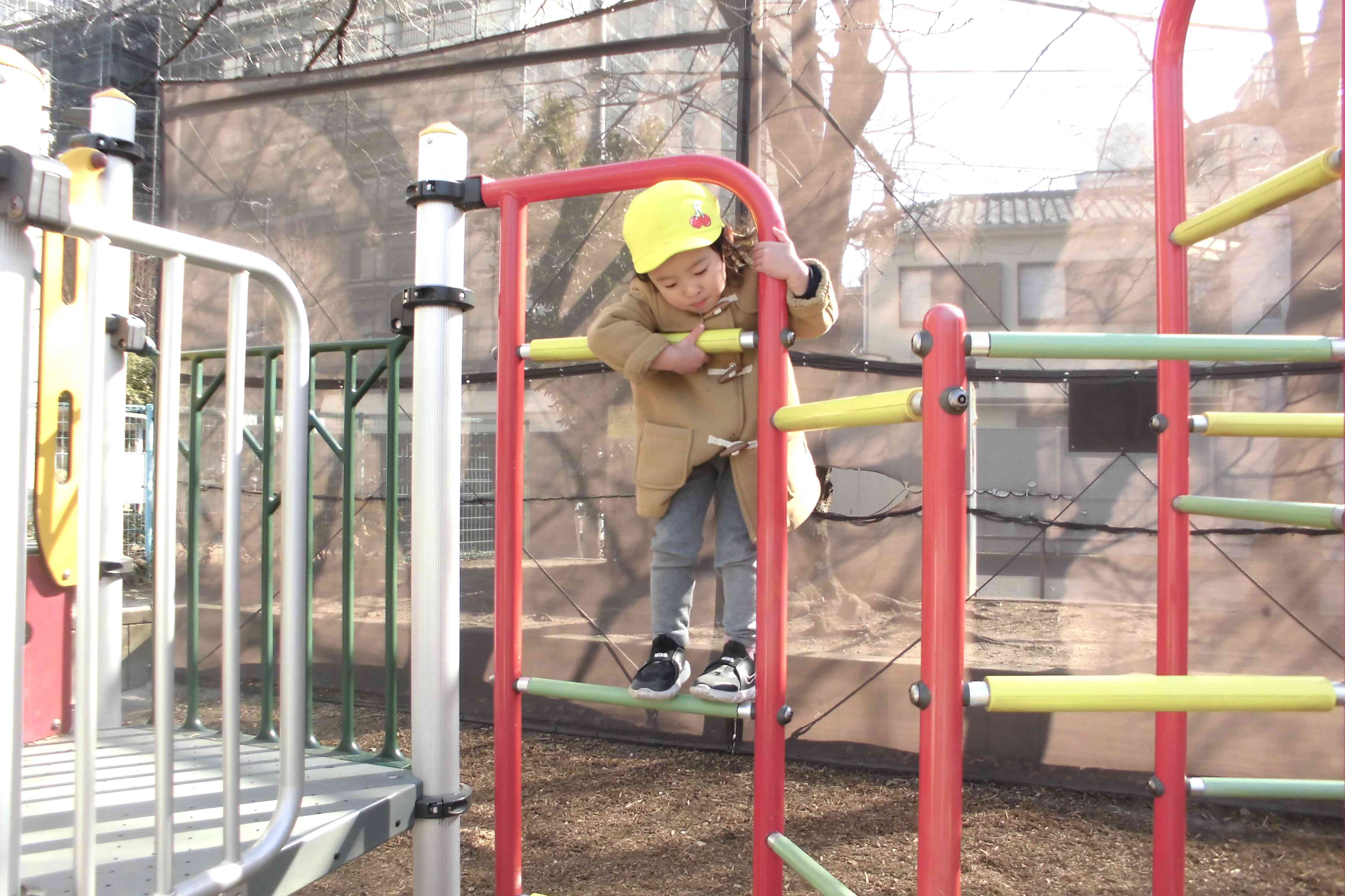 2/6 梅田亀田公園の遊具で遊びました！