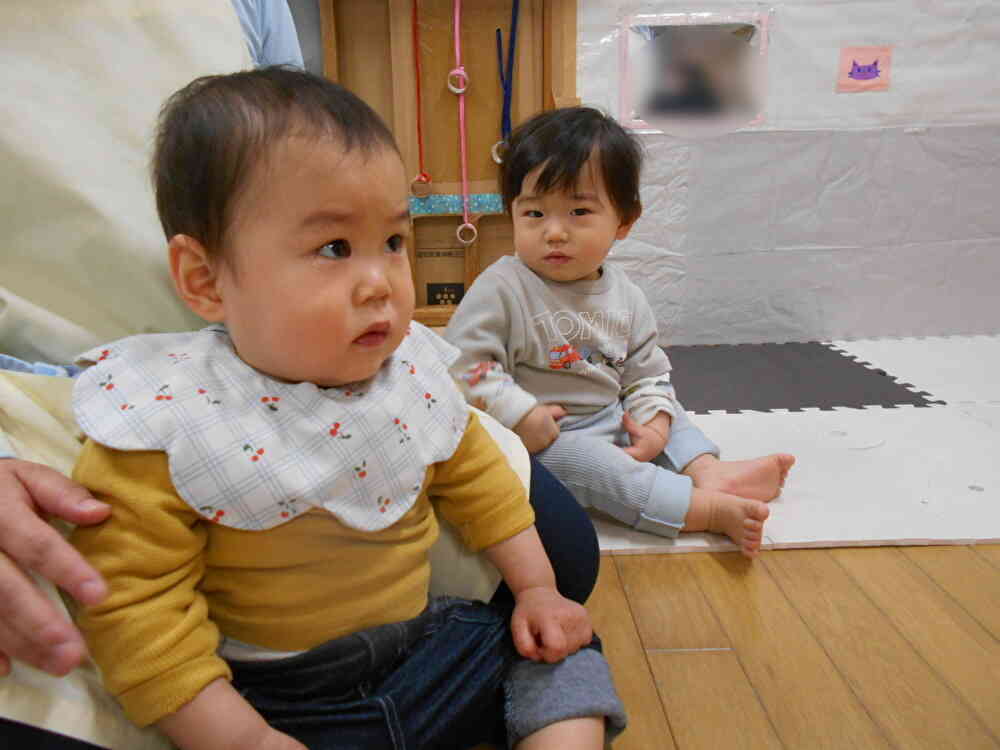 うさぎ組（0歳児）さんの様子
