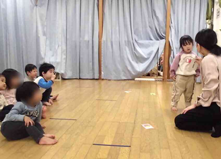 きりん組（2歳児）さんの様子