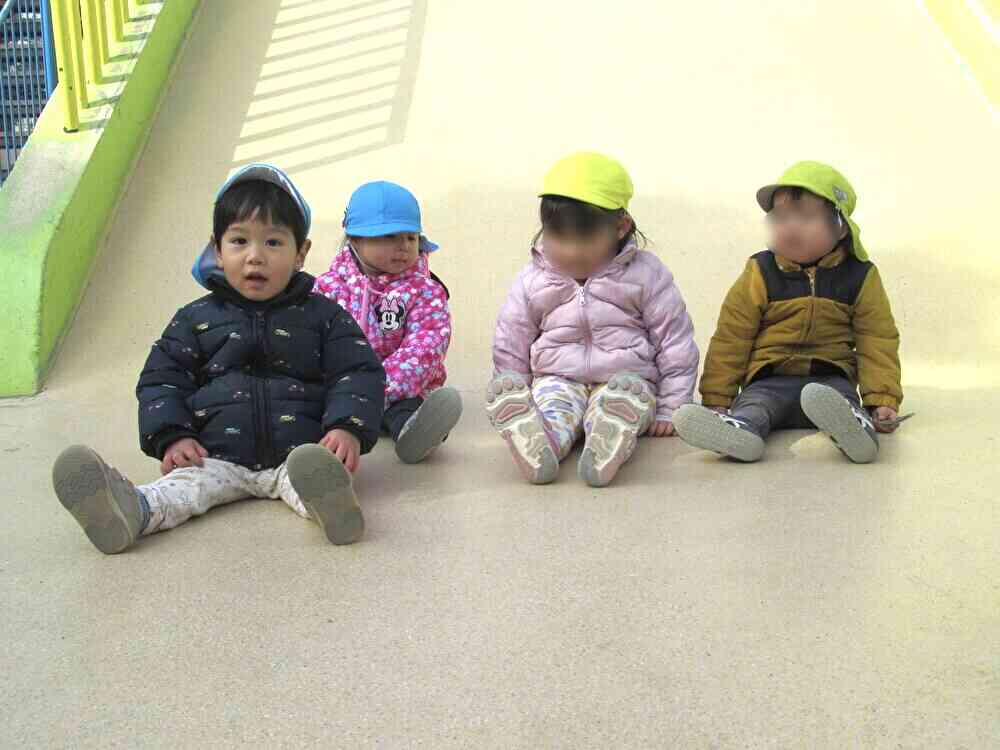 1/19 きりん組（2歳児）さんと一緒に梅田公園に行きました！