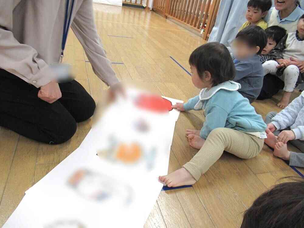 ぱんだ組（1歳児）さんの様子