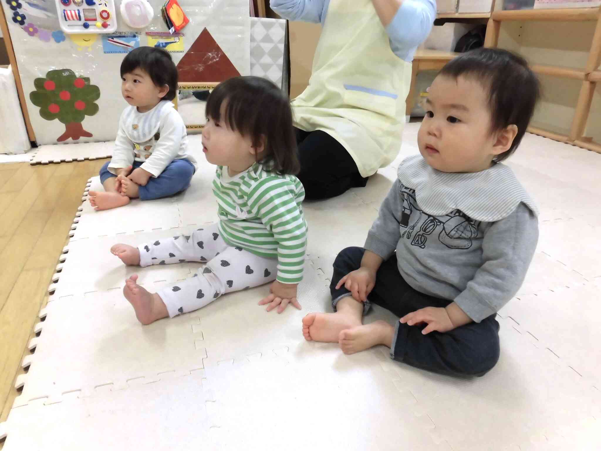 うさぎ組（0歳児）さんの様子