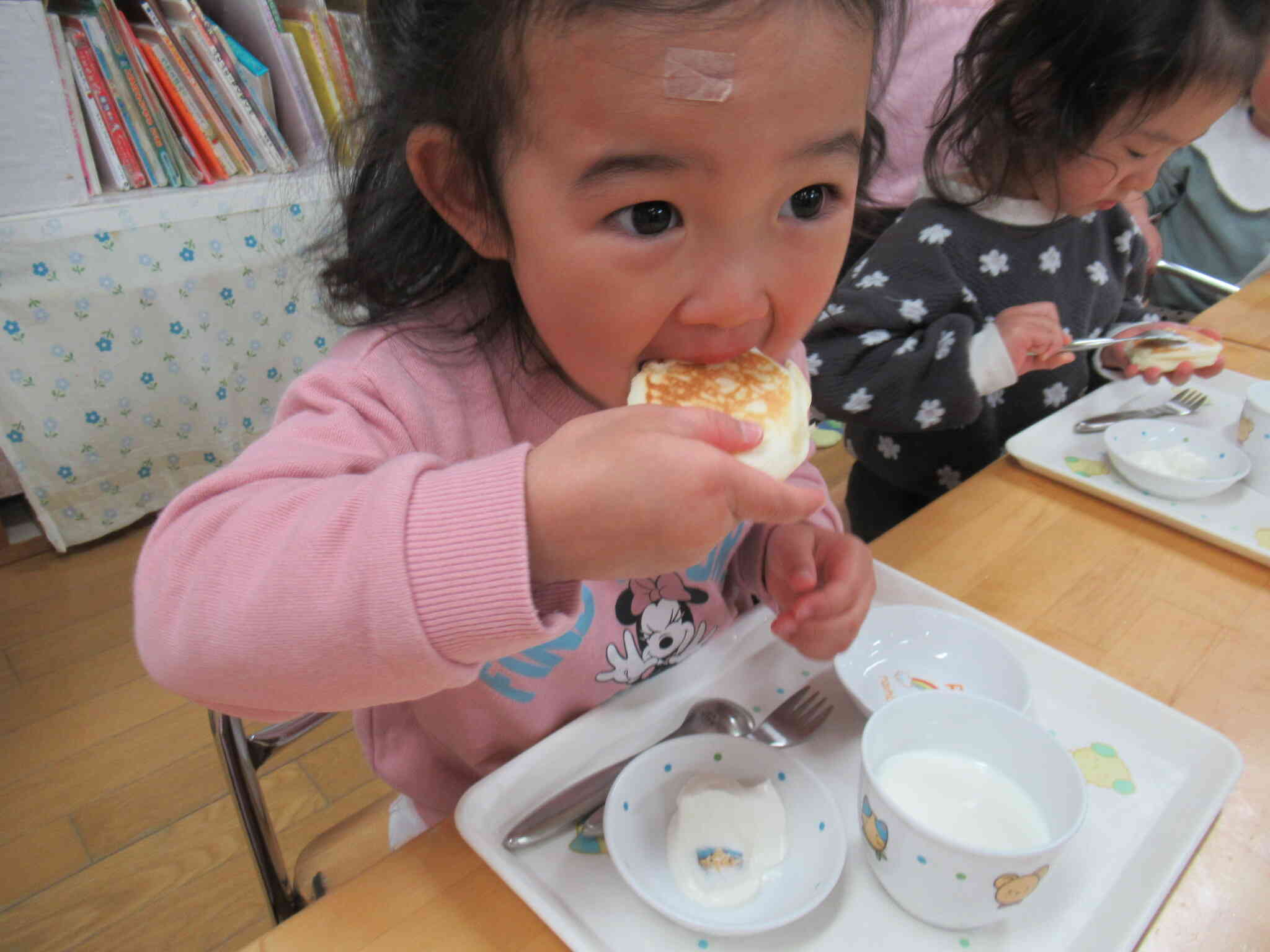 みんなモリモリ食べて完食していました！