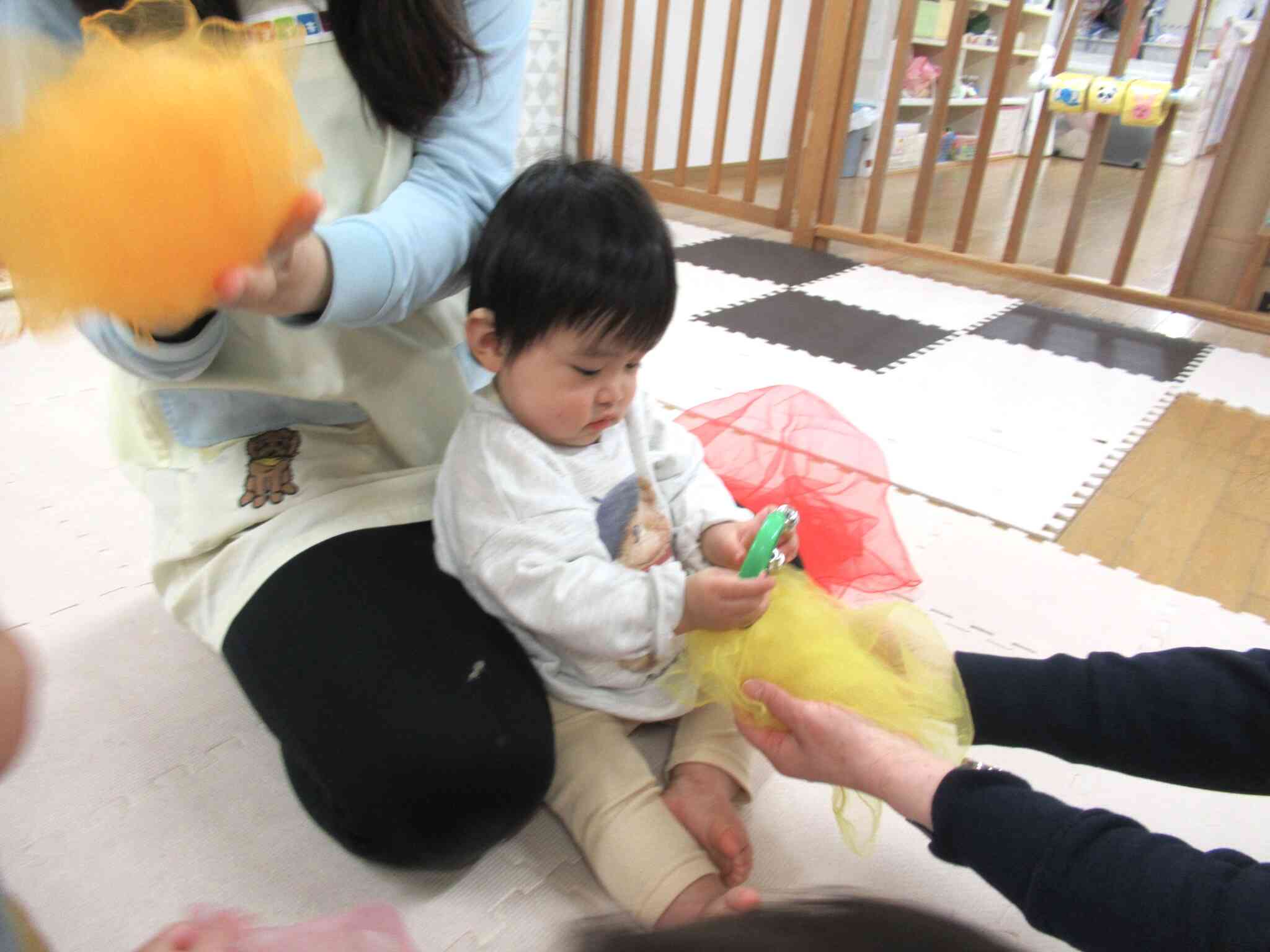 うさぎ組（0歳児）さんの様子