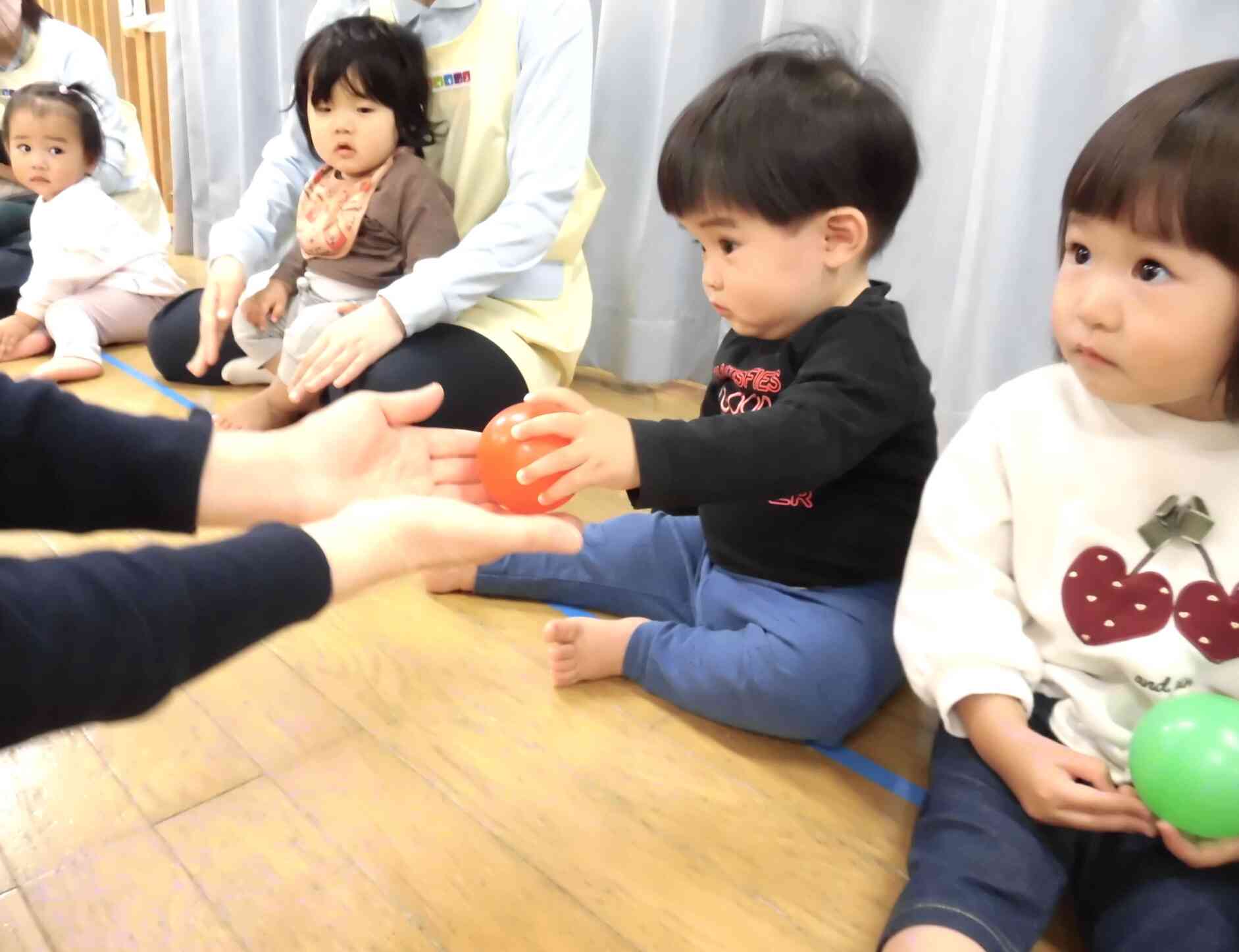 ぱんだ組（1歳児）さんの様子