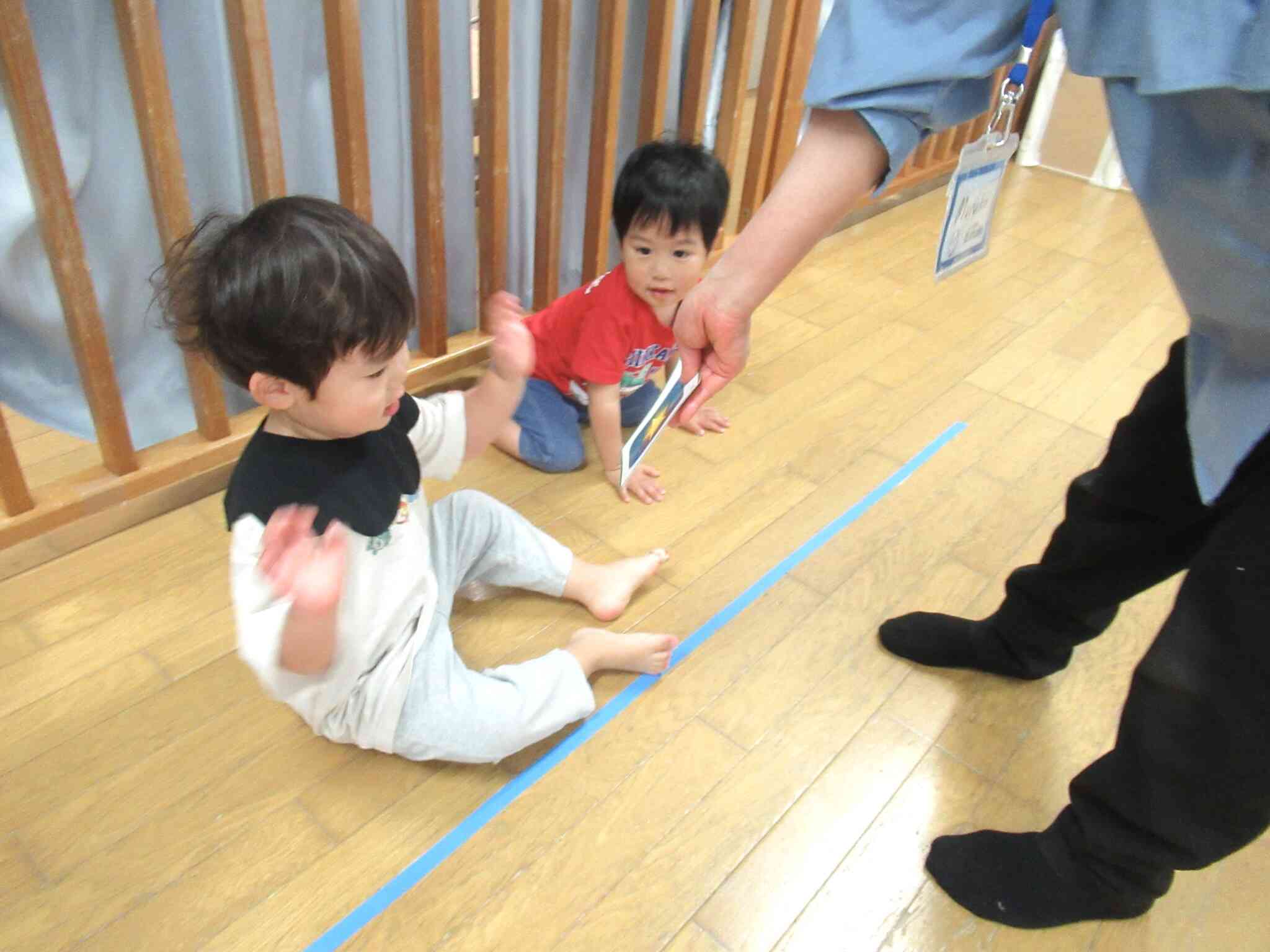 きらきら星さんにもタッチ！！！