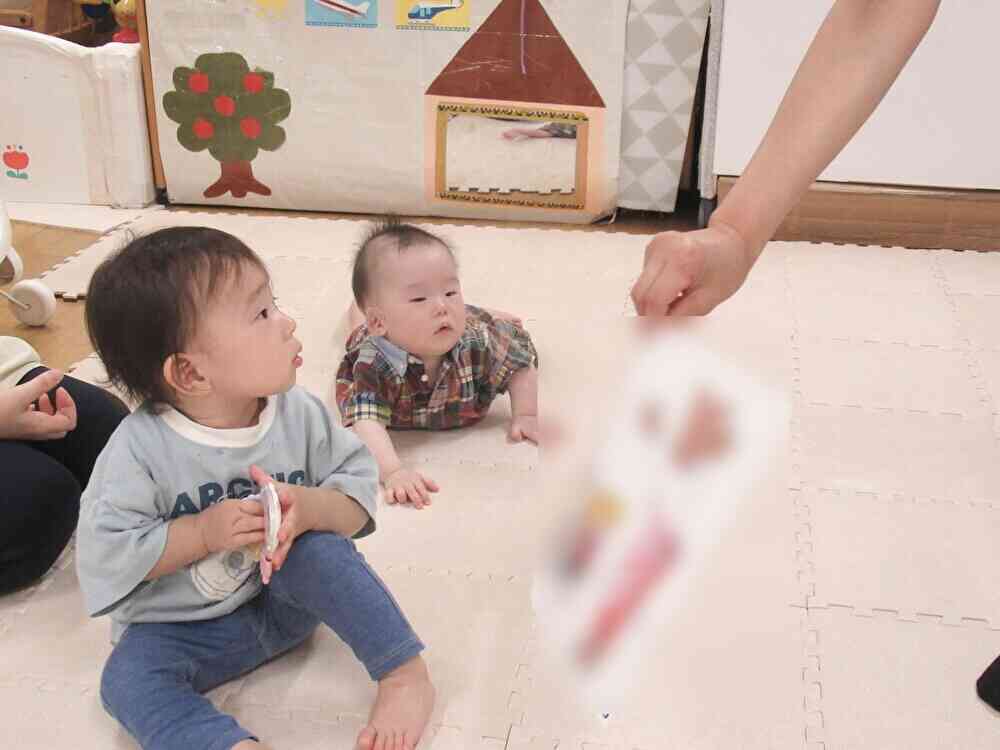 うさぎ組（0歳児）さんの様子
