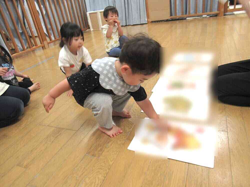 きりん組（2歳児）さんの様子