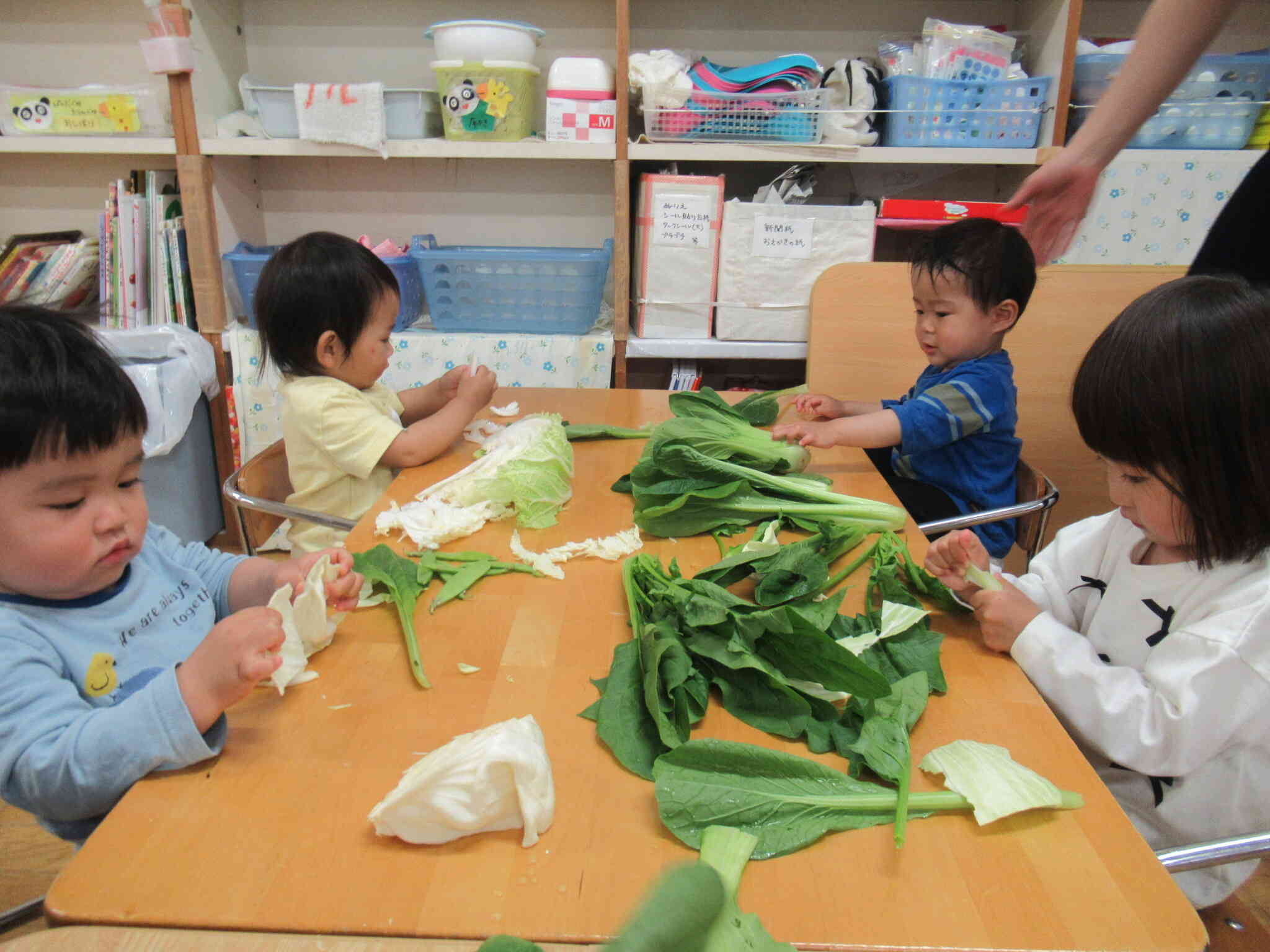 ぱんだ組（1歳児）さんの様子