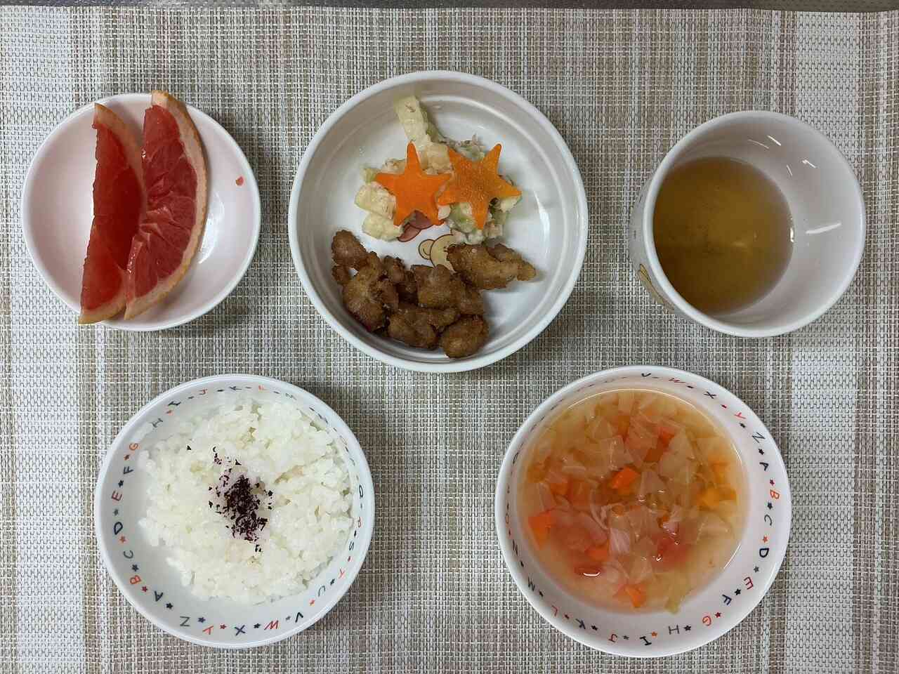 ７月７日　七夕給食