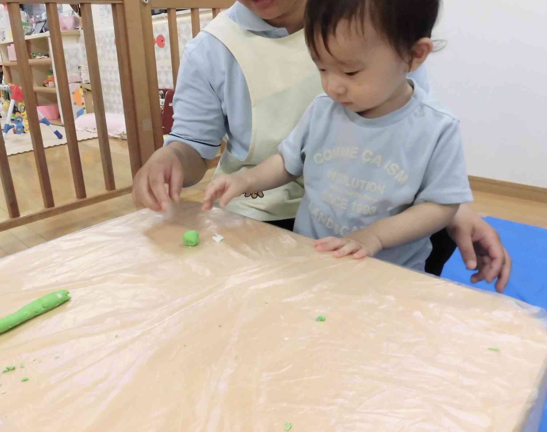 うさぎ組（0歳児）さんの様子