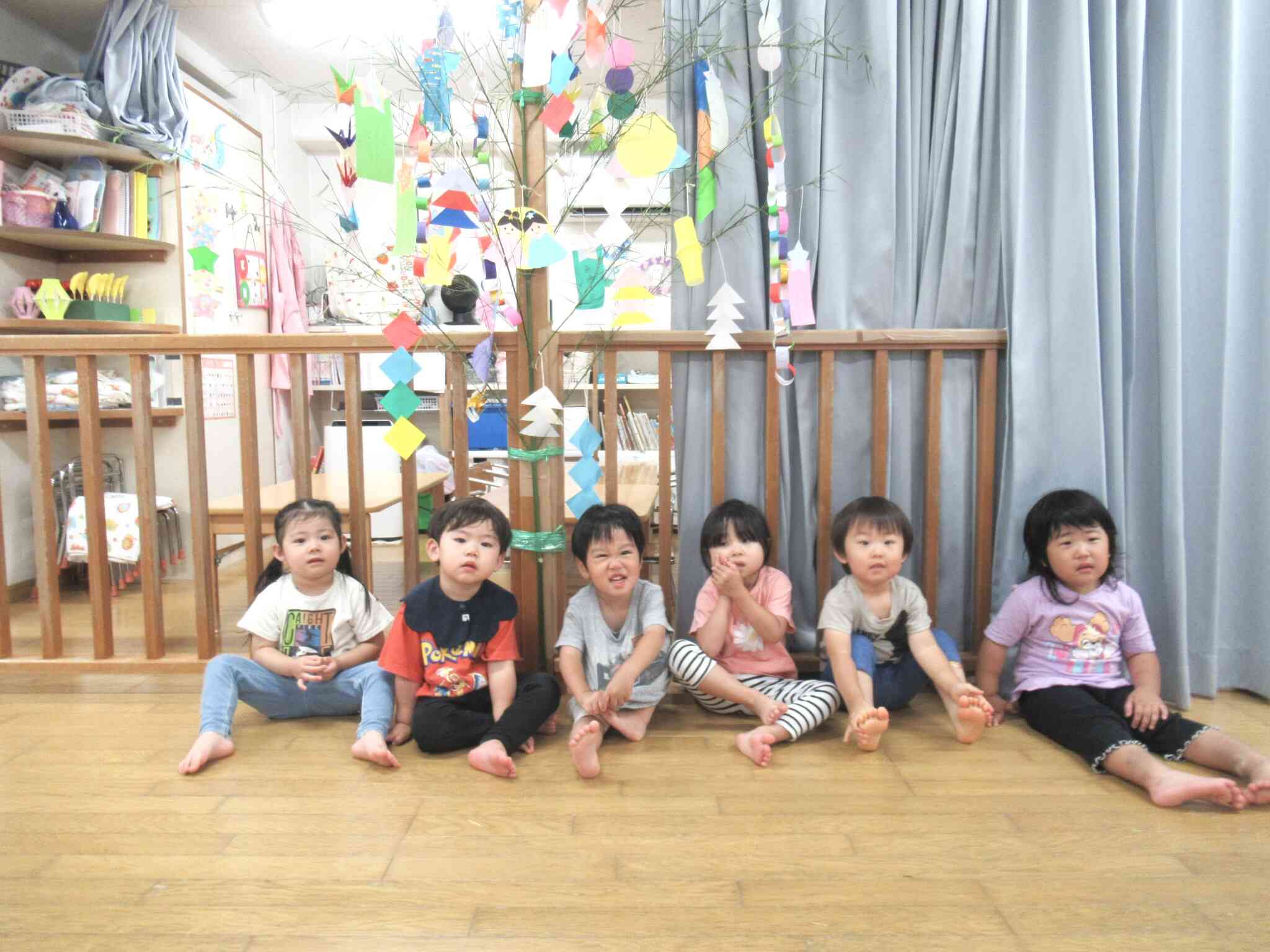 きりん組(2歳児)さん、ハイチーズ!!