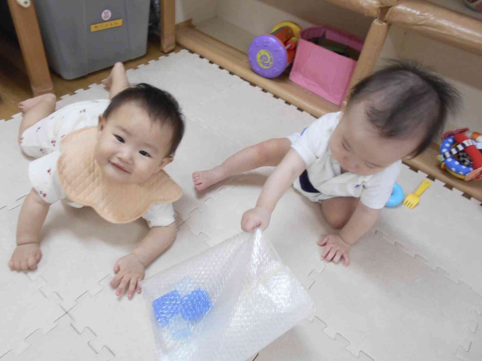 うさぎ組（0歳児）さんの様子