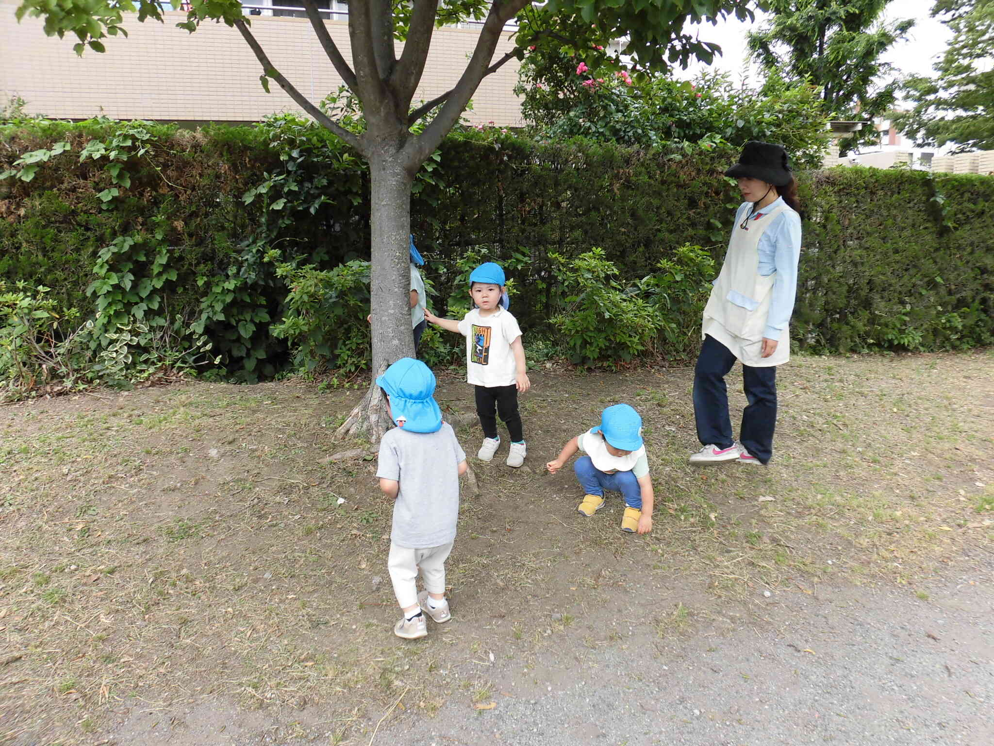 走りすぎて疲れちゃった…ちょっと休憩!