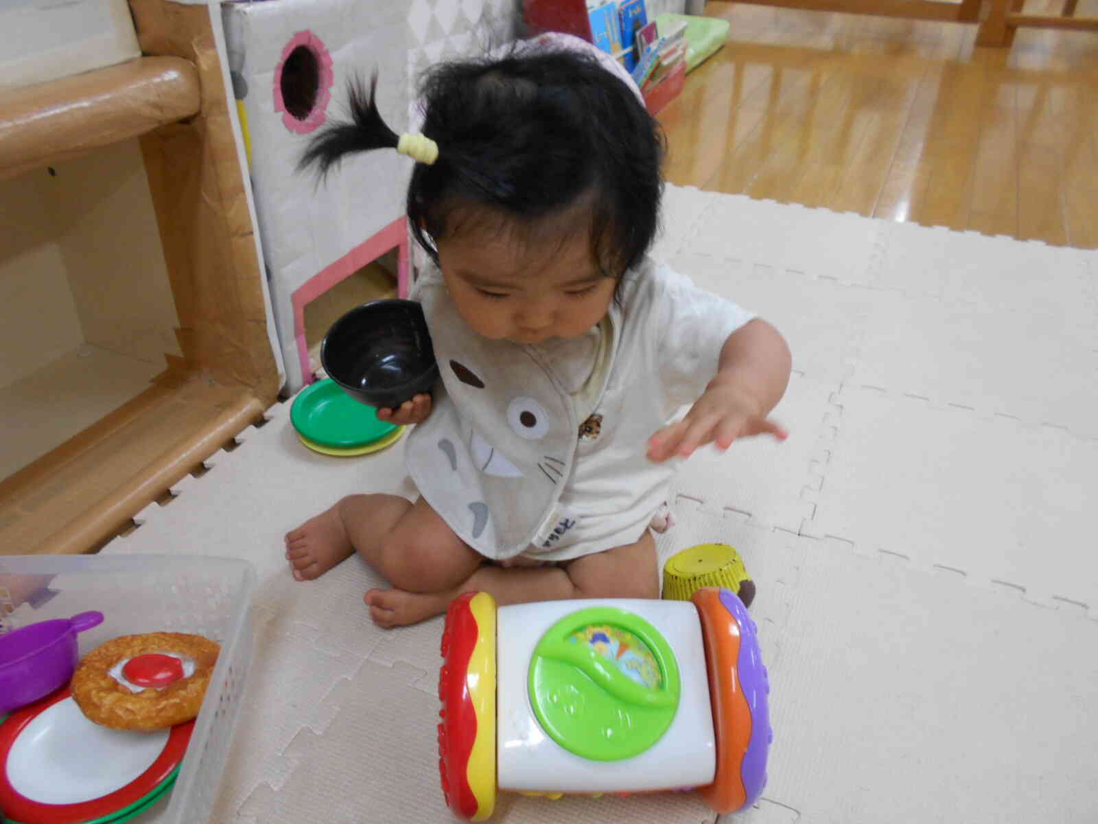 うさぎ組(0歳児)の様子