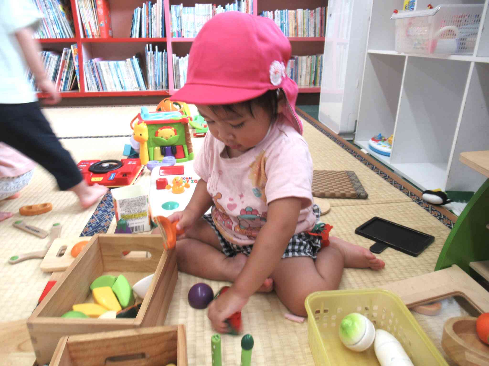 たくさんの具材を使ってお料理中〜！