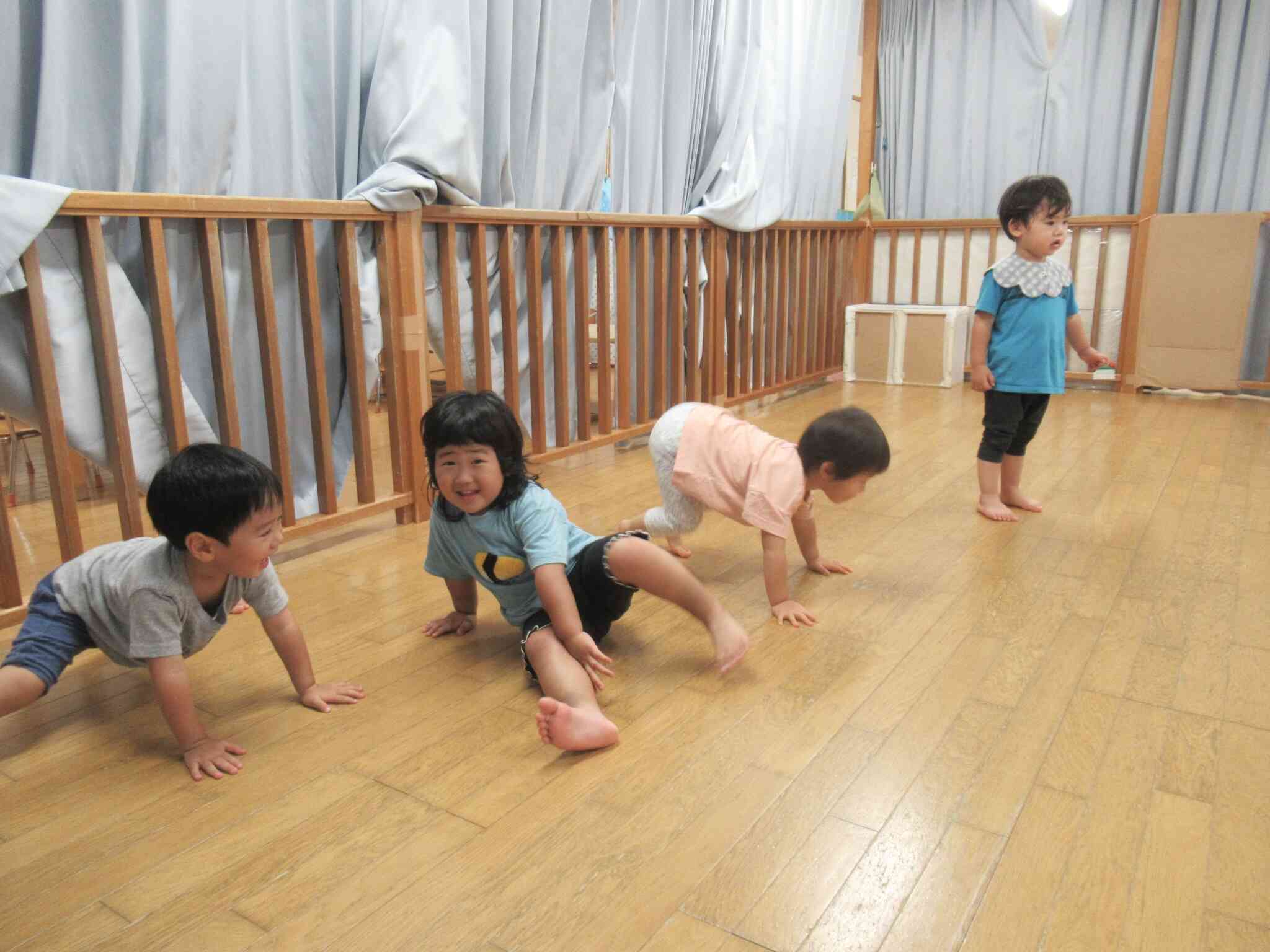きりん組（2歳児）さんの様子