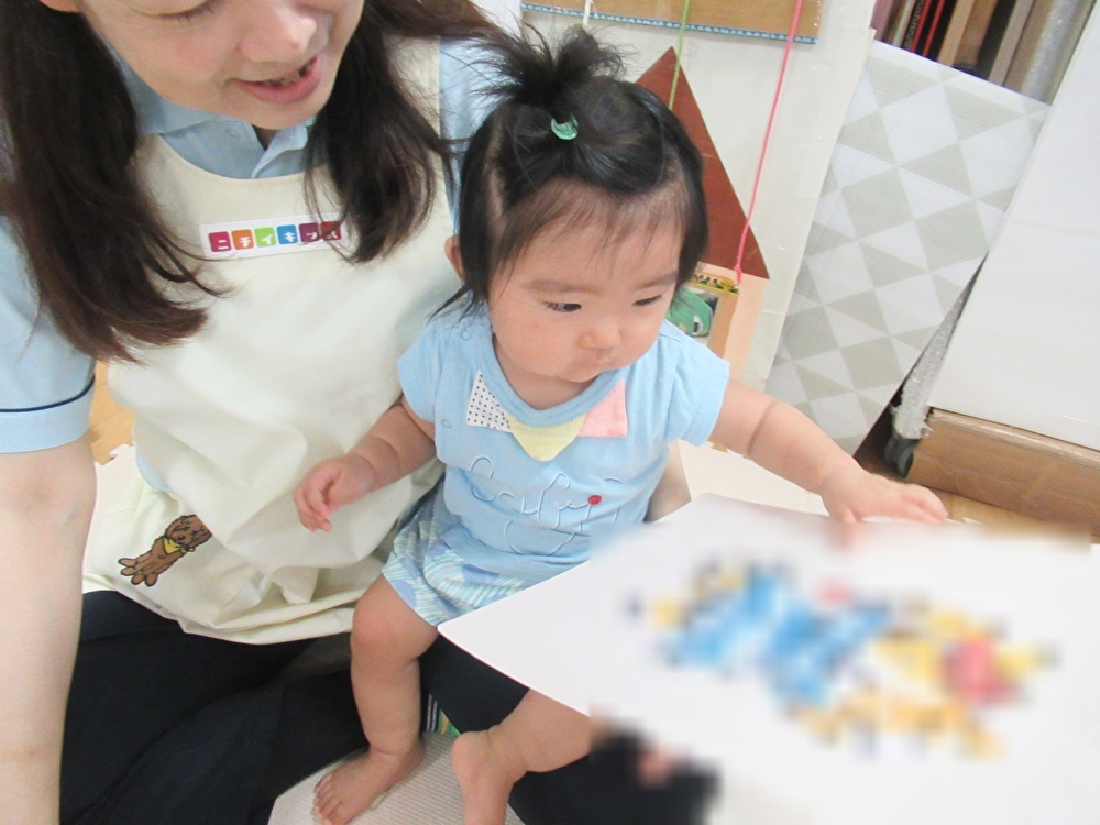 うさぎ組（0歳児）さんの様子