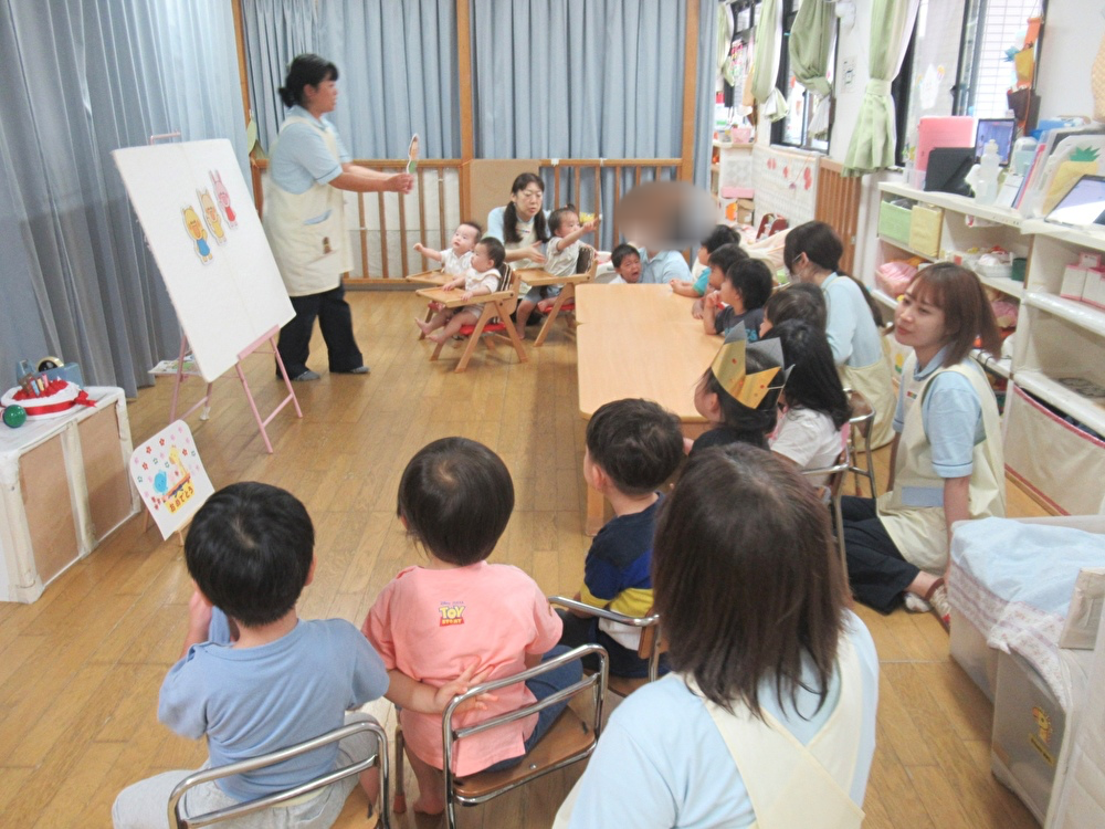 先生の出し物「誰の好きなもの？」