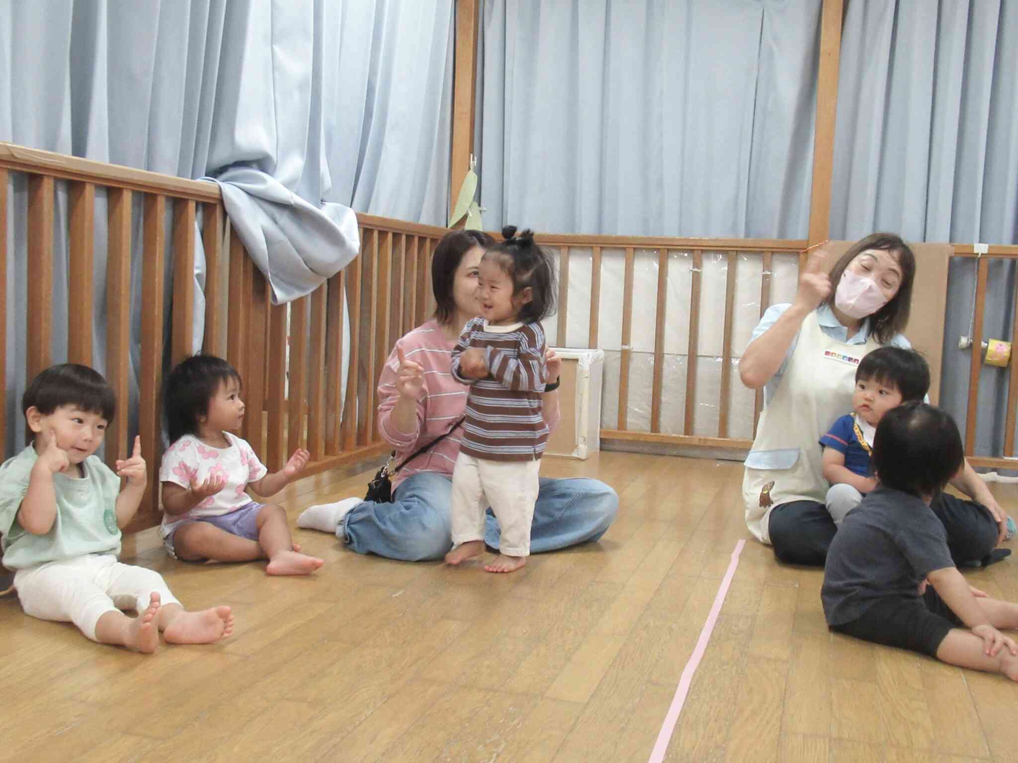 ぱんだ組（1歳児）さんの様子