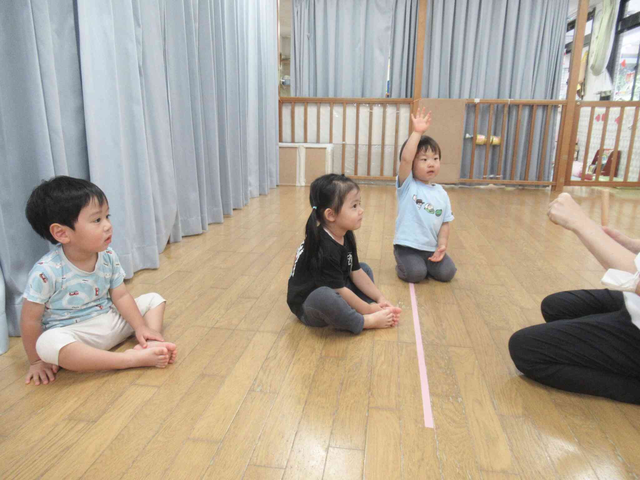 元気よく「はーい!」とお返事!