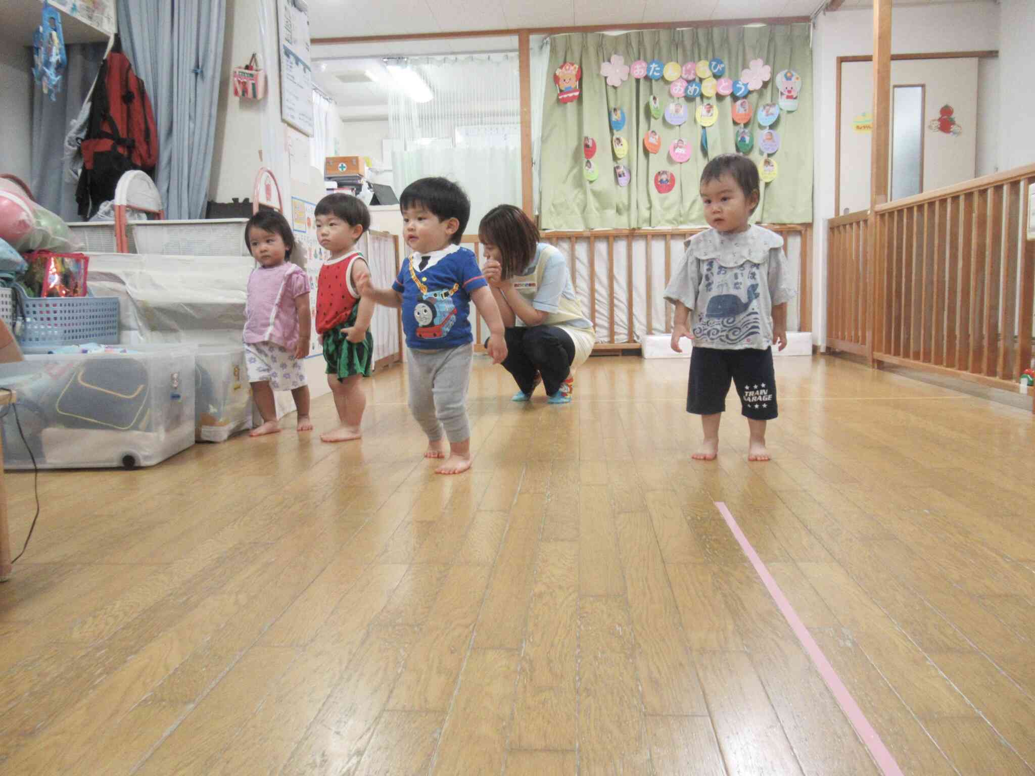 ぱんだ組（1歳児）さんの様子
