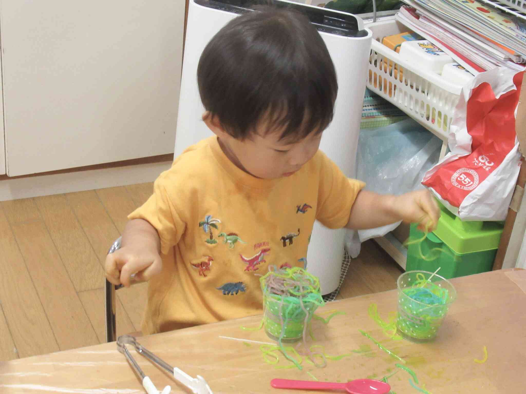 きりん組（2歳児）さんの様子