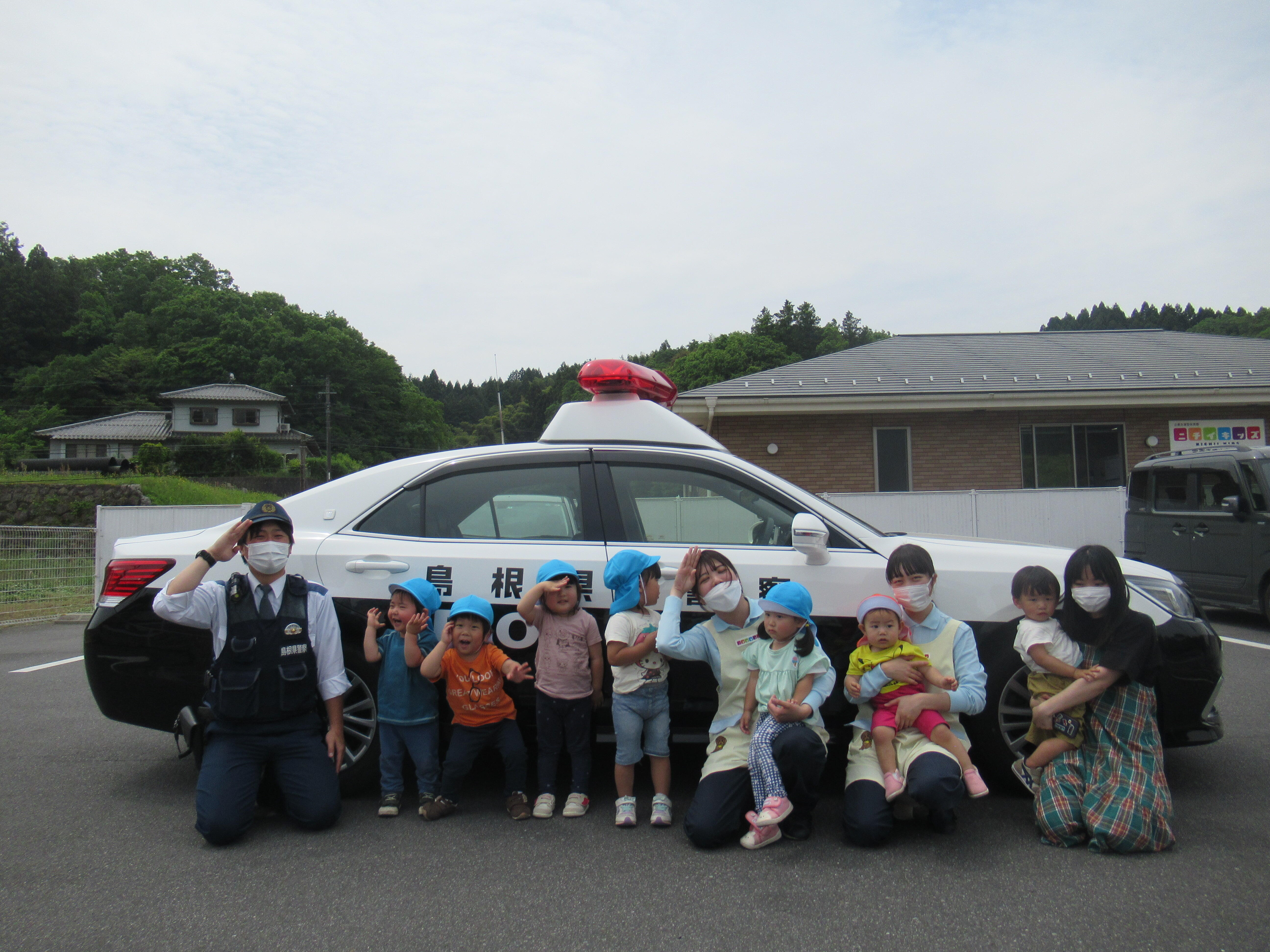 パトカー見学