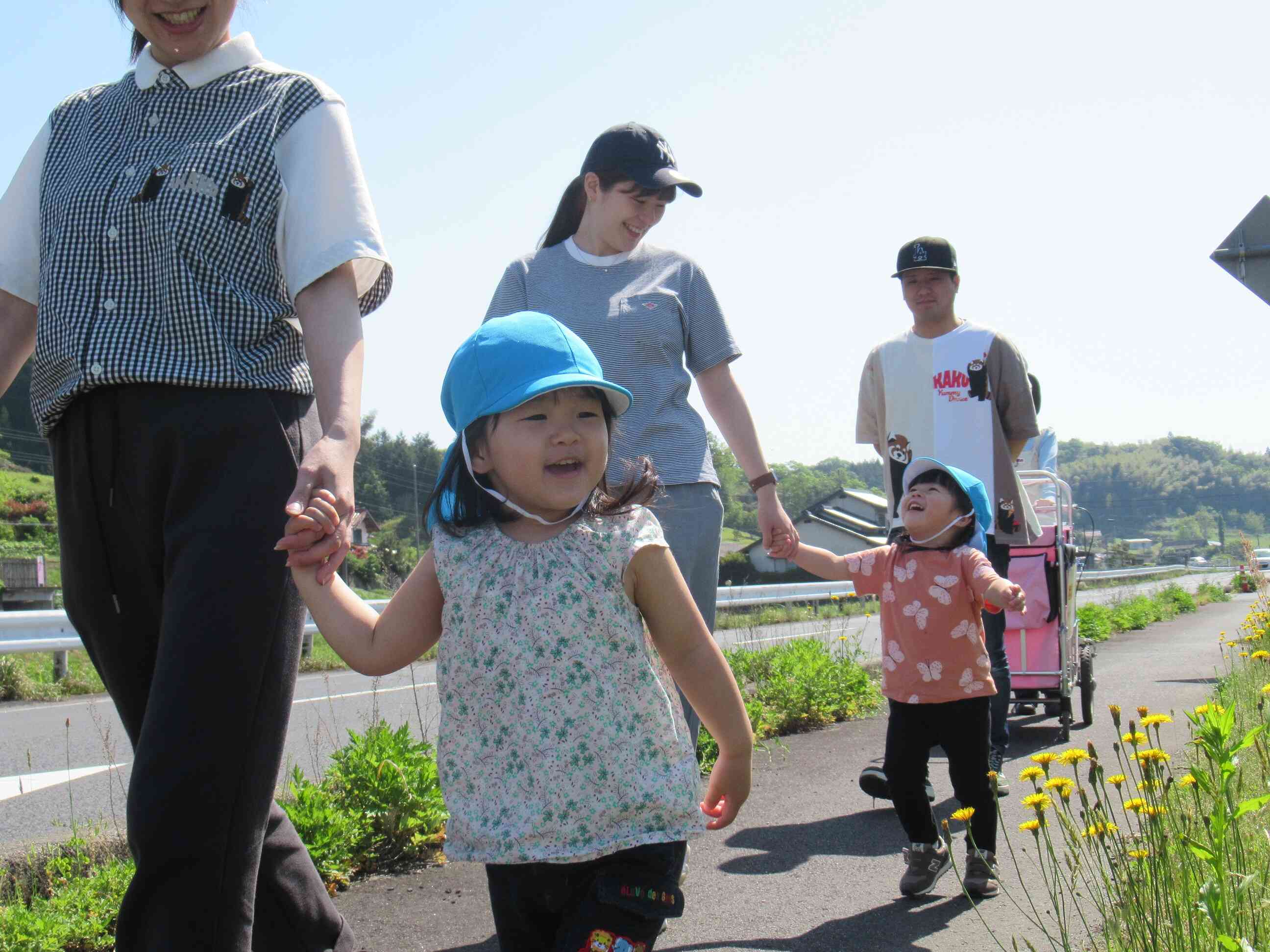 親子遠足に行ったよ