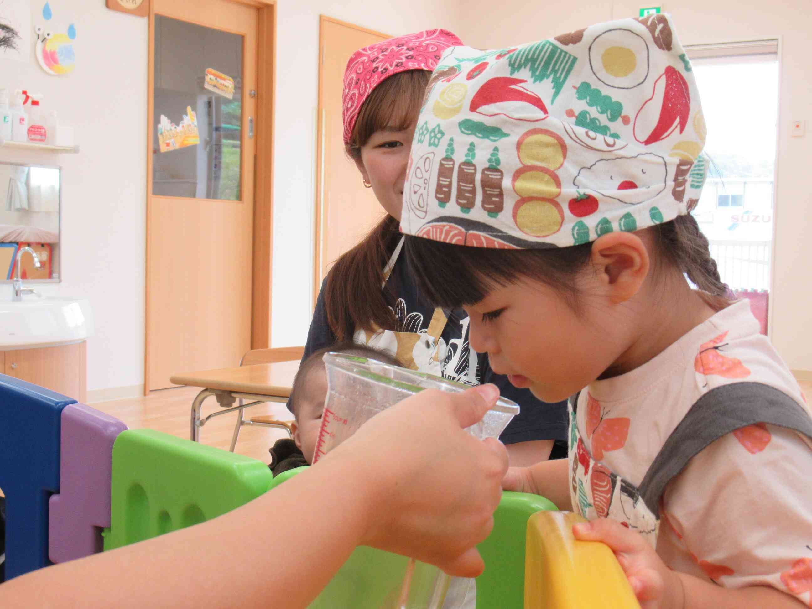 「おだしはどんなににおい？」「うどんだ！！」