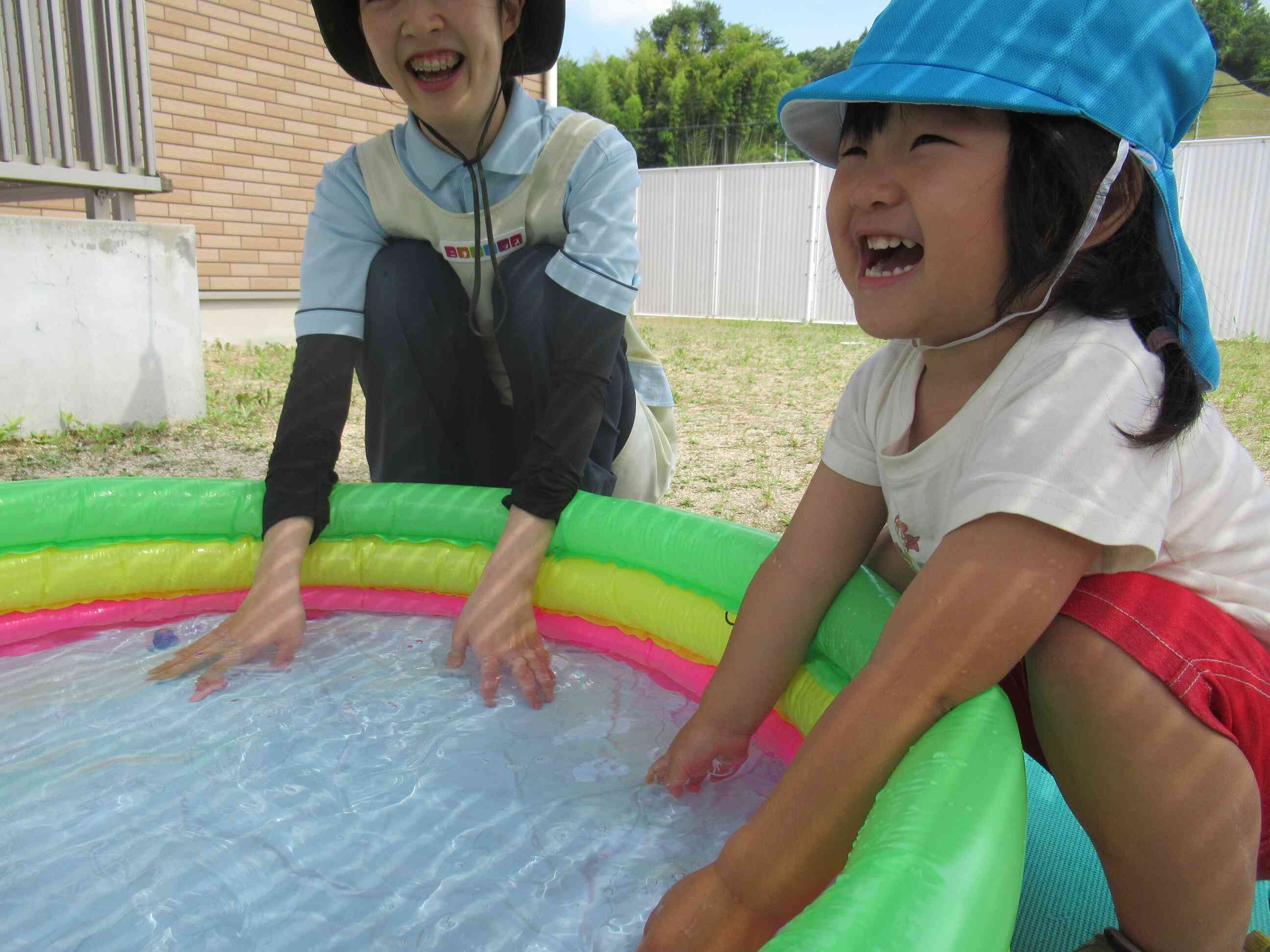 水遊び