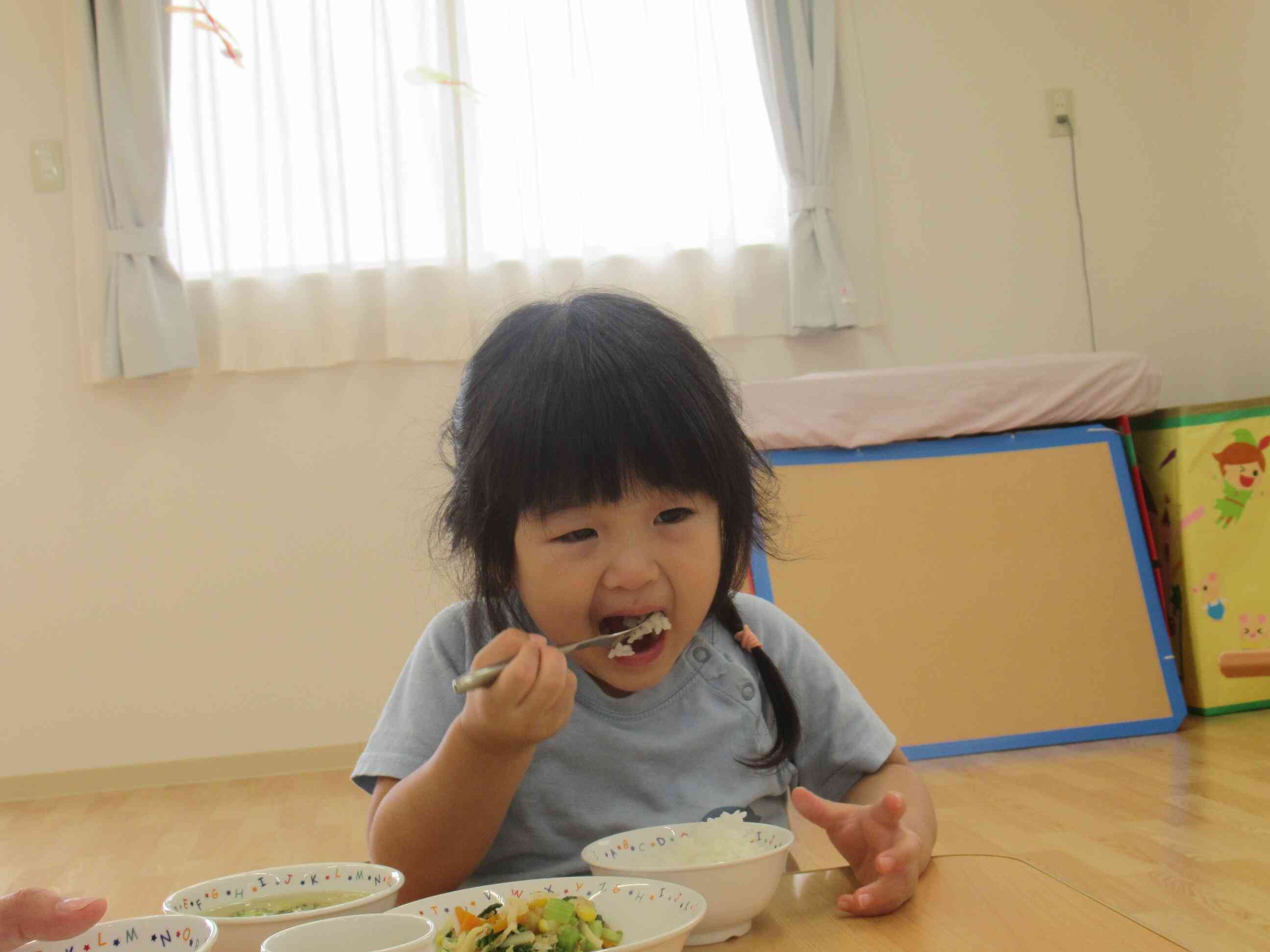 給食美味しいよ！