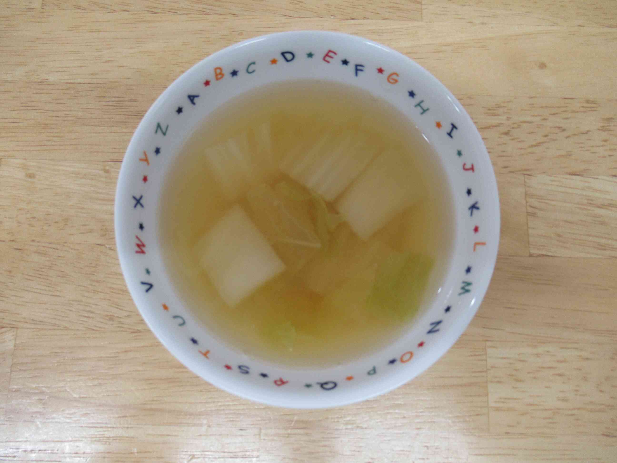 おみそ汁の完成！