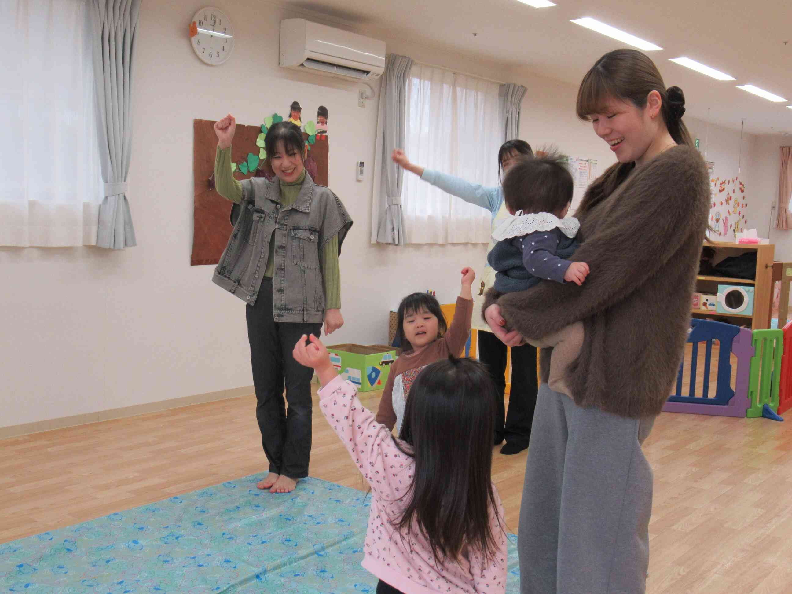 保育参加をしたよ