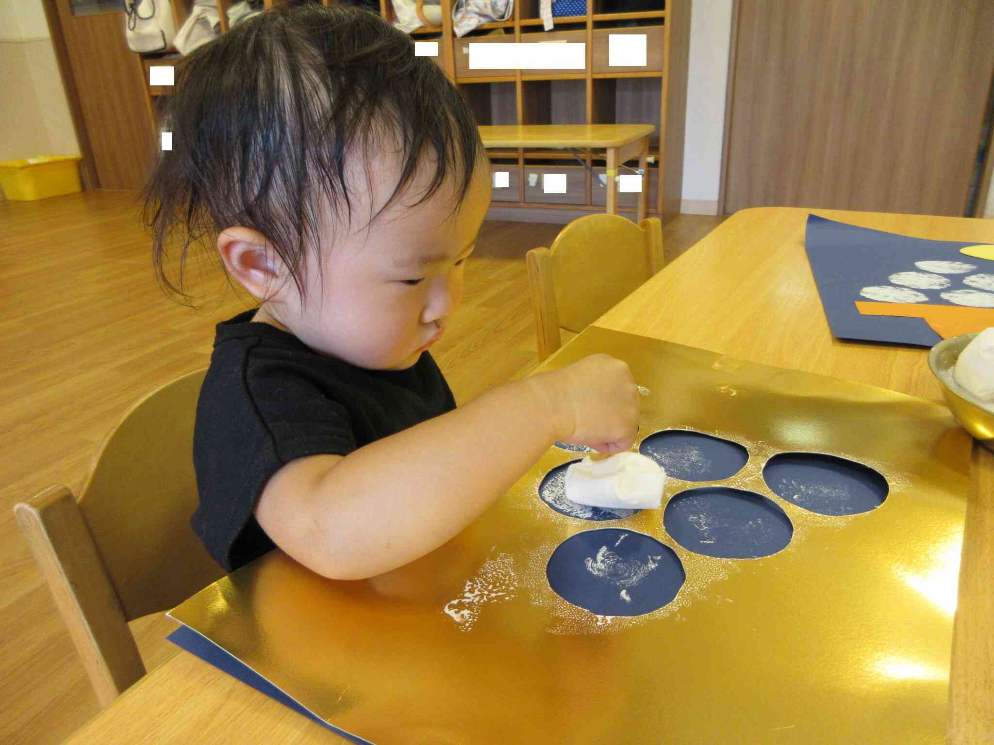 【1年使用美品！】松井ヶ丘保育園制服セット 1歳児 あひる組 お月見製作｜ニチイキッズ美しが丘保育園｜ニチイキッズ