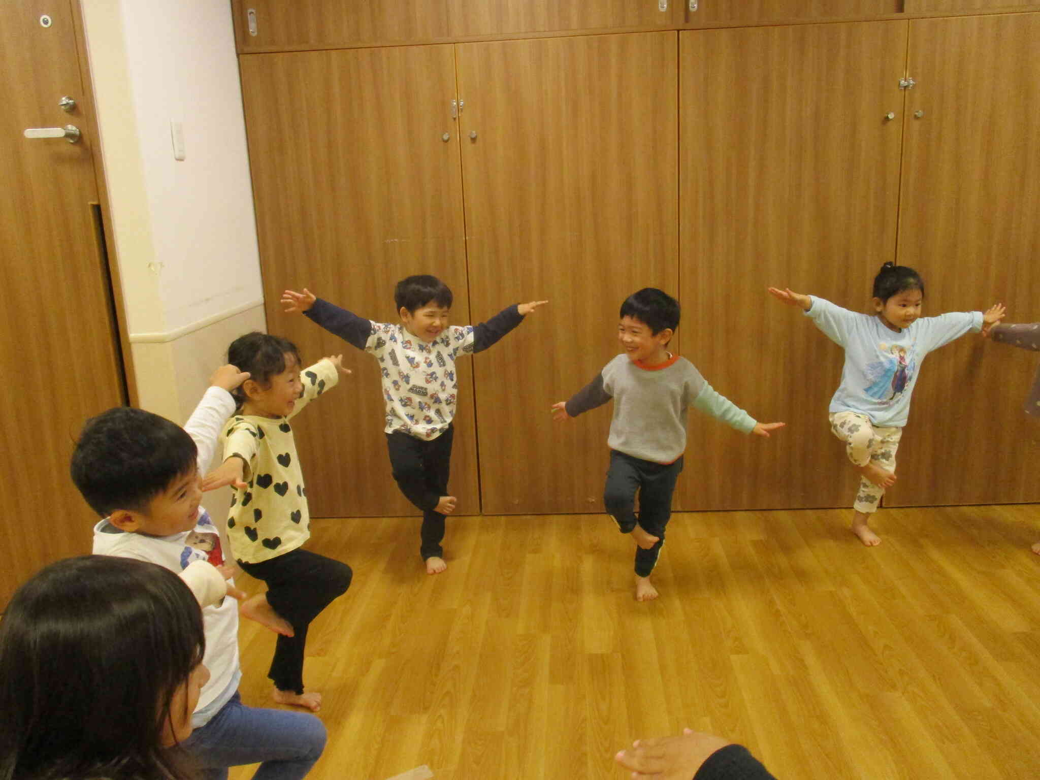 4歳児　ぱんだ組　体操